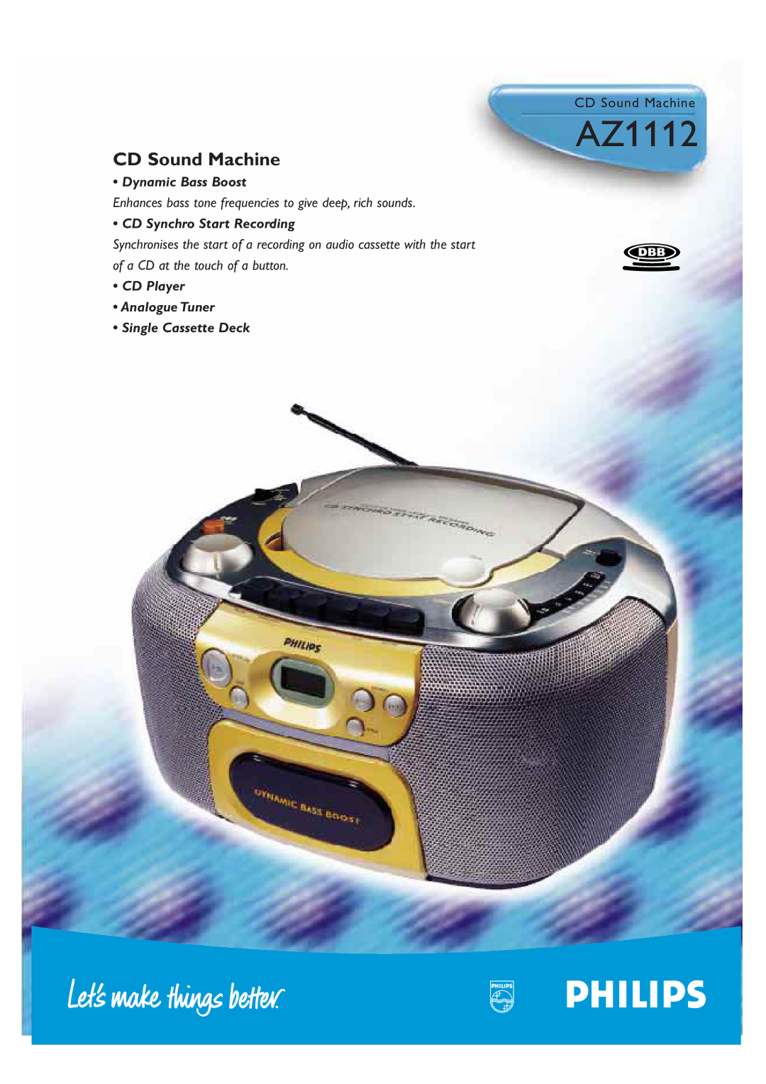 Philips 1111 manual AZ1112 