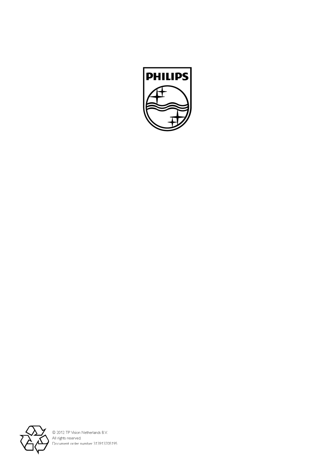 Philips 60, 12, PFLSxx7K, PFLSxx7H, PFLSxx7T manual Document order number 