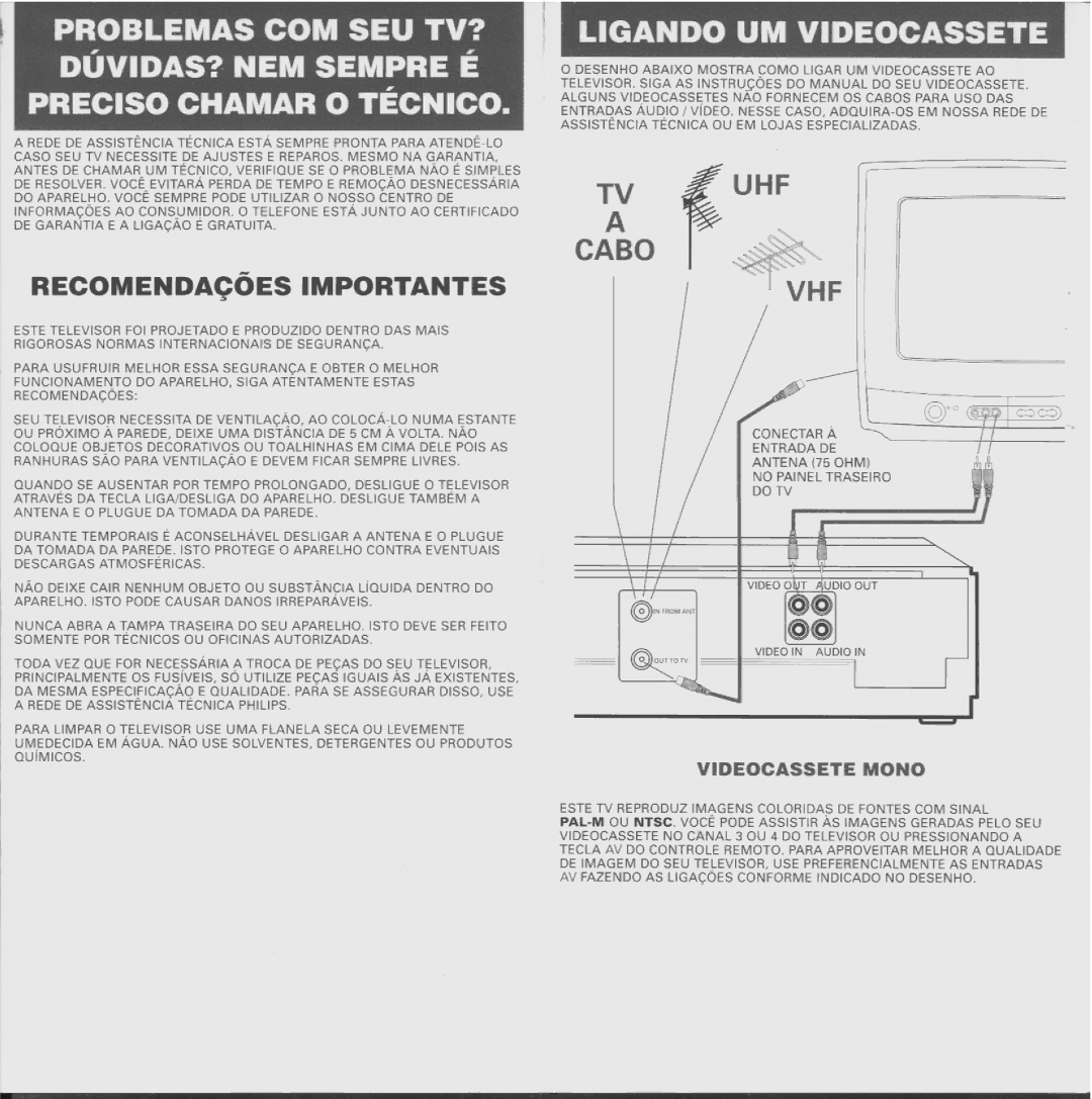 Philips 14 PT 112A, 20 PT 112A manual 