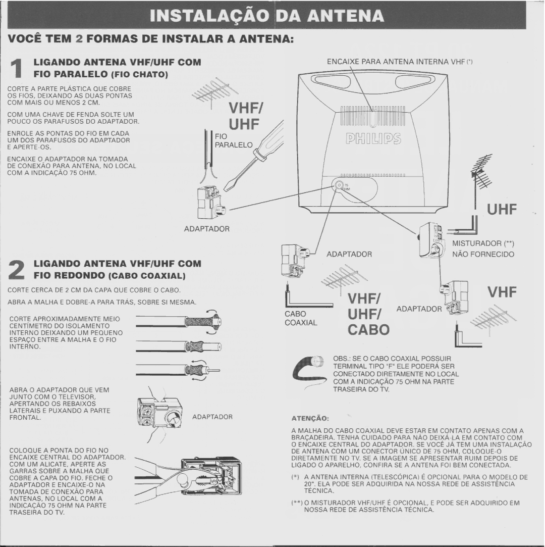 Philips 20 PT 112A, 14 PT 112A manual 