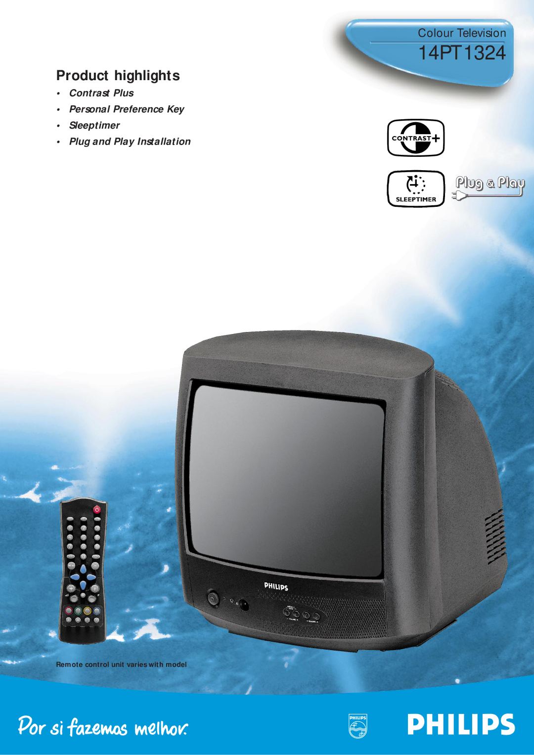 Philips 14PT1324 manual 