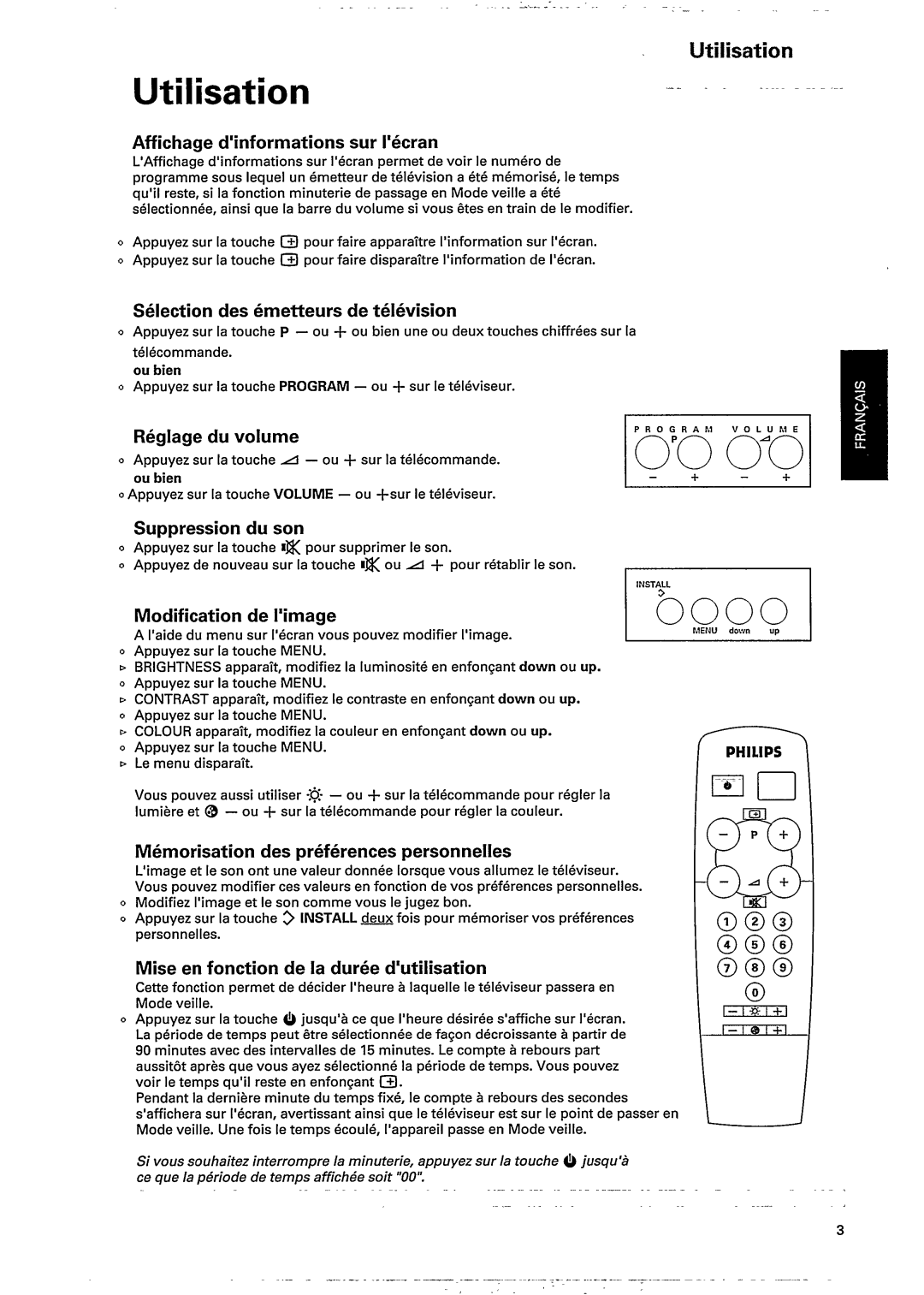 Philips 14PT300 manual 