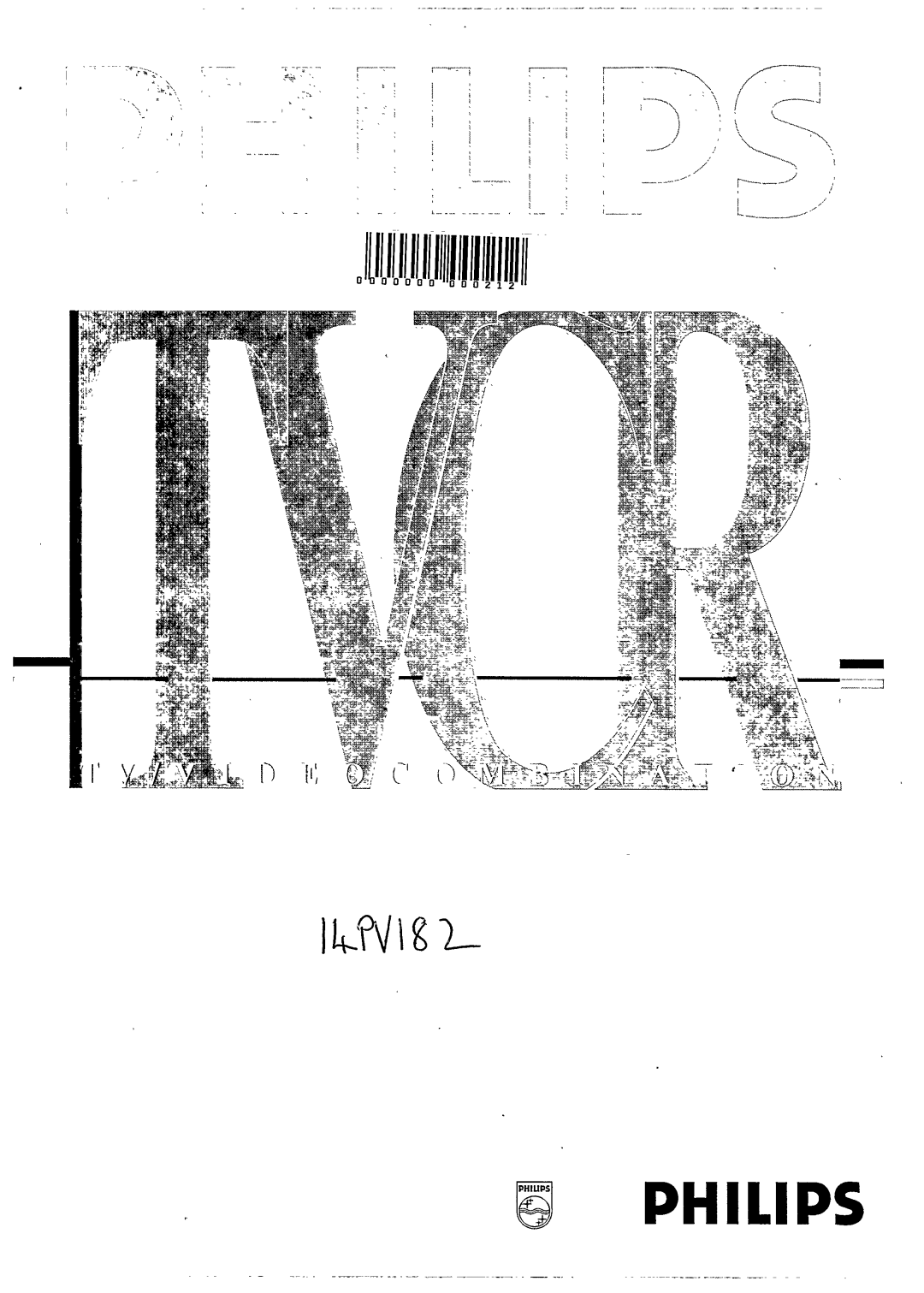 Philips 14PV182/39 manual 