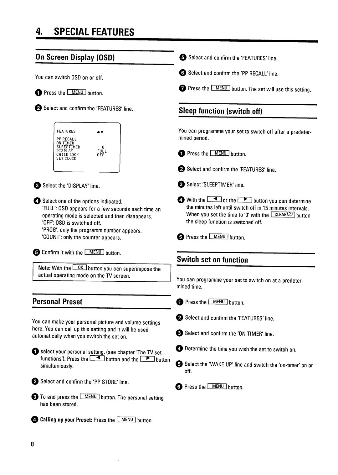 Philips 14PV182/39 manual 