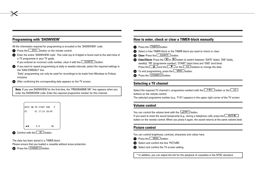 Philips 14PV182/58 operating instructions ¸z z 