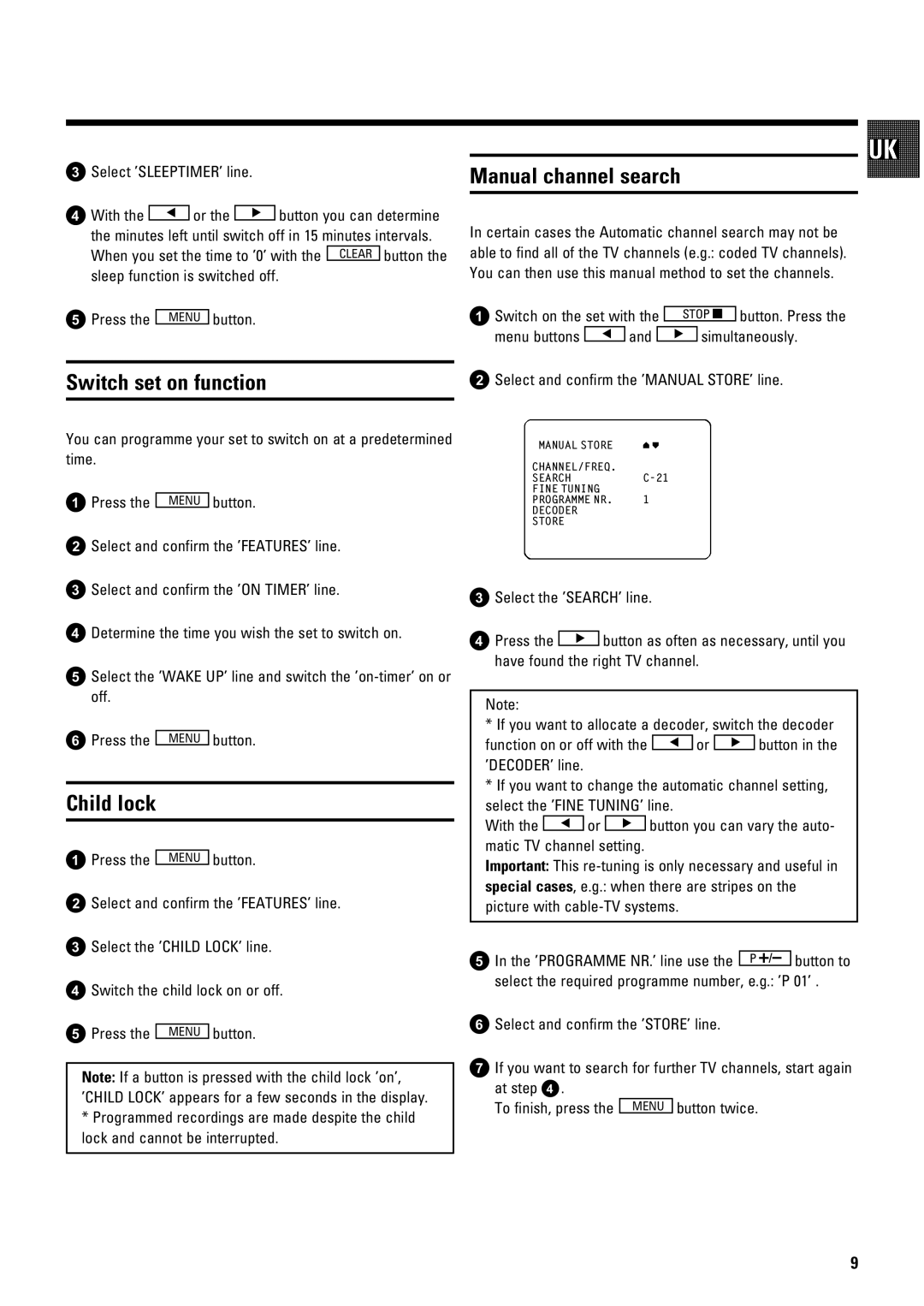 Philips 14PV184/05 operating instructions Fx -fXPPcgUYPe Vt wx 