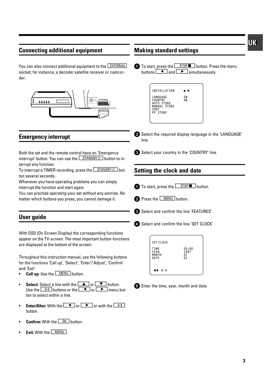 Philips 14PV184/05 operating instructions Vt t v tww 