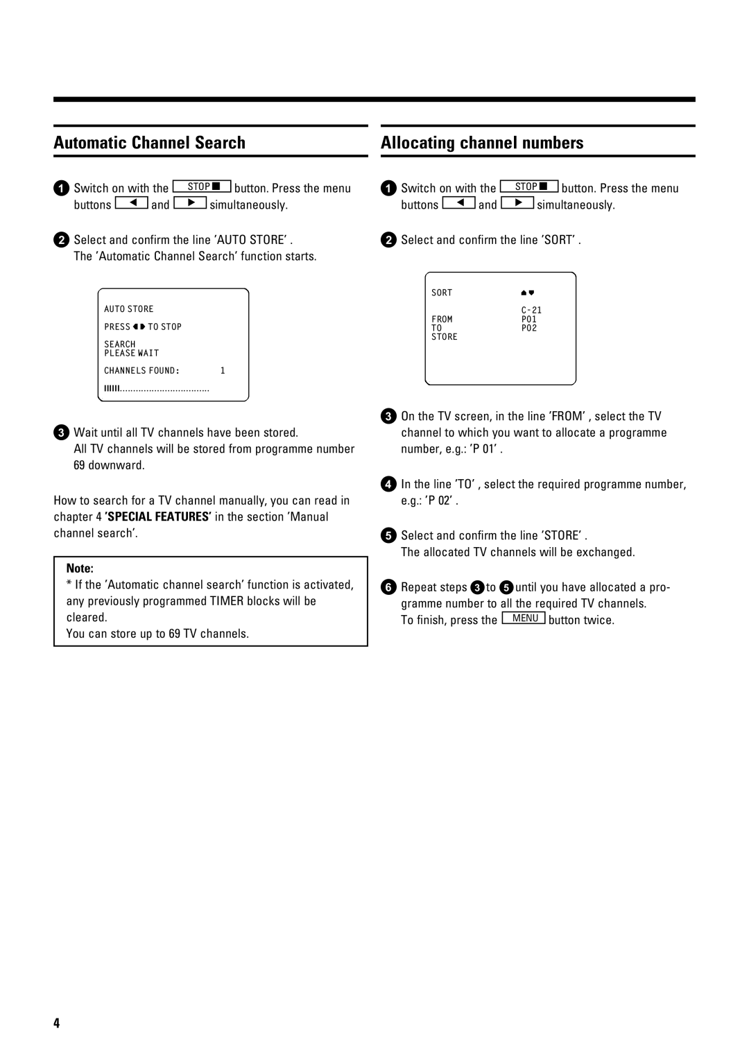 Philips 14PV184/05 operating instructions JgUSYPc VUPkliUj/ -Yt 