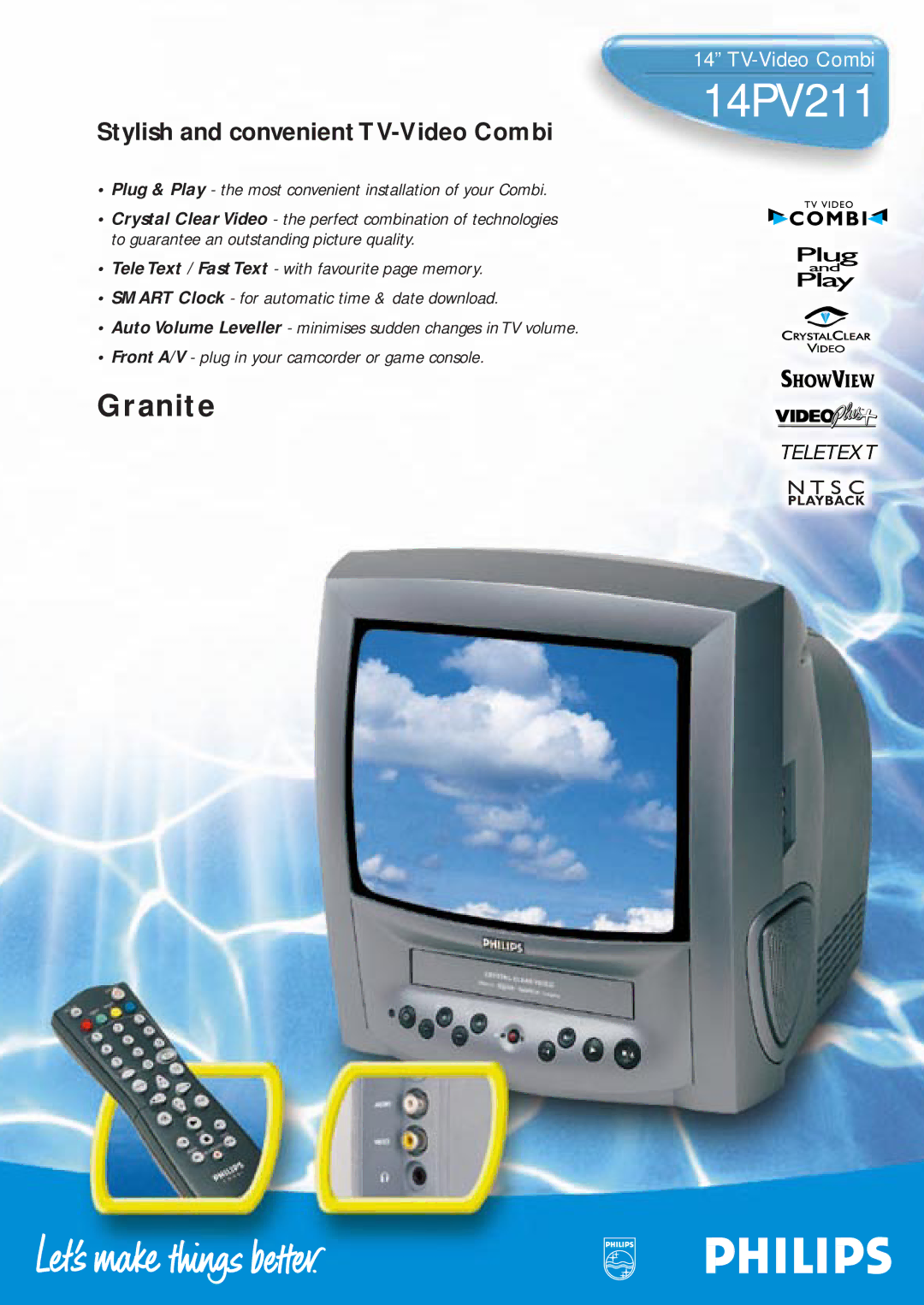 Philips 14PV211 manual 