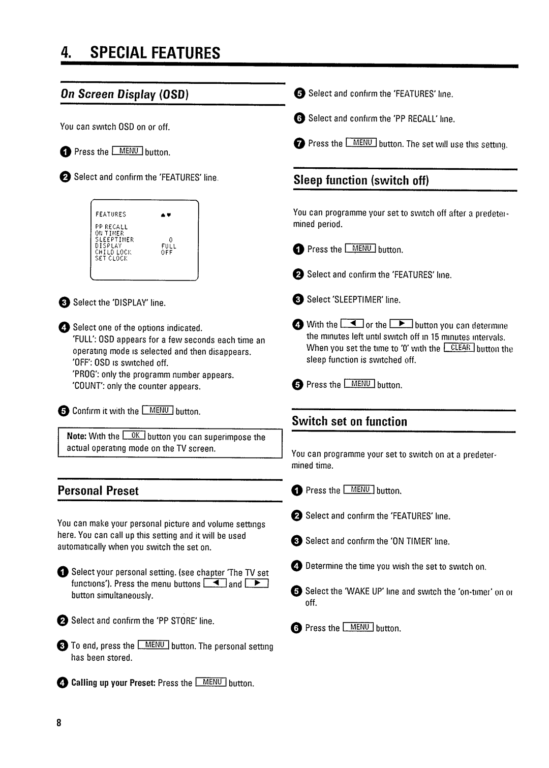 Philips 14PV284 manual 