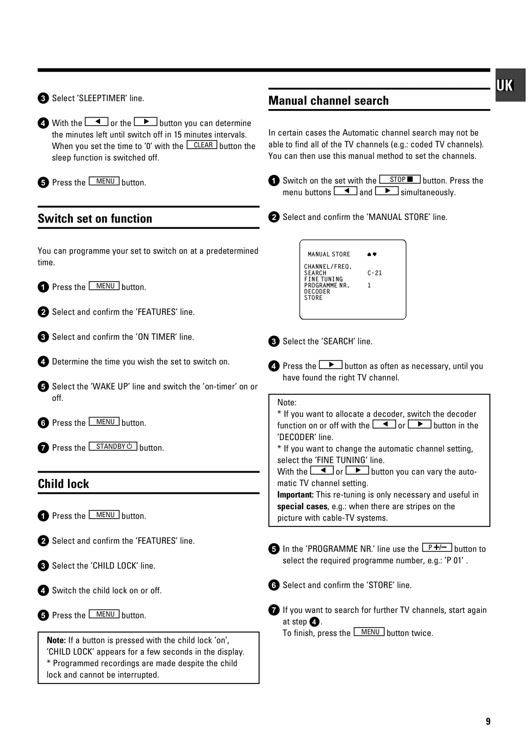 Philips 14PV285 operating instructions Fx -fXPPcgUYPe Vt wx 