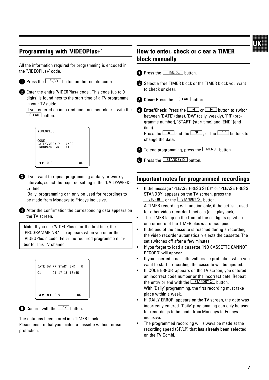 Philips 14PV285 operating instructions MYTUfg, KYdUi, 3Uy, 3S c 