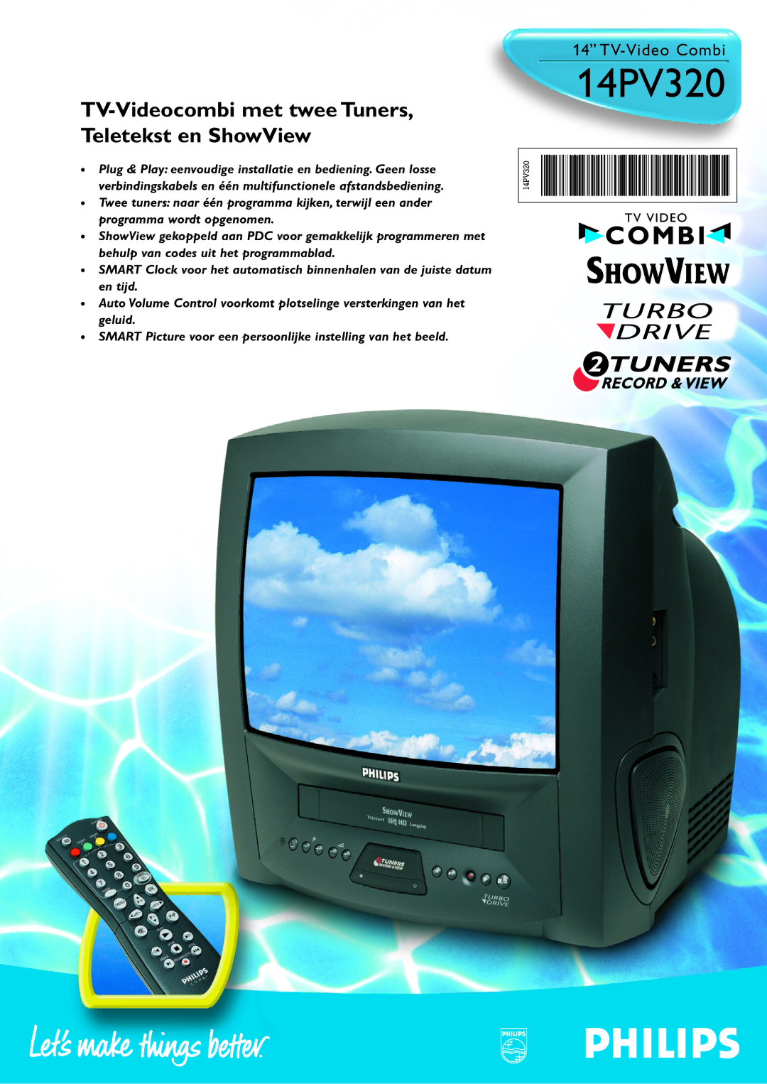 Philips 14PV320 manual 