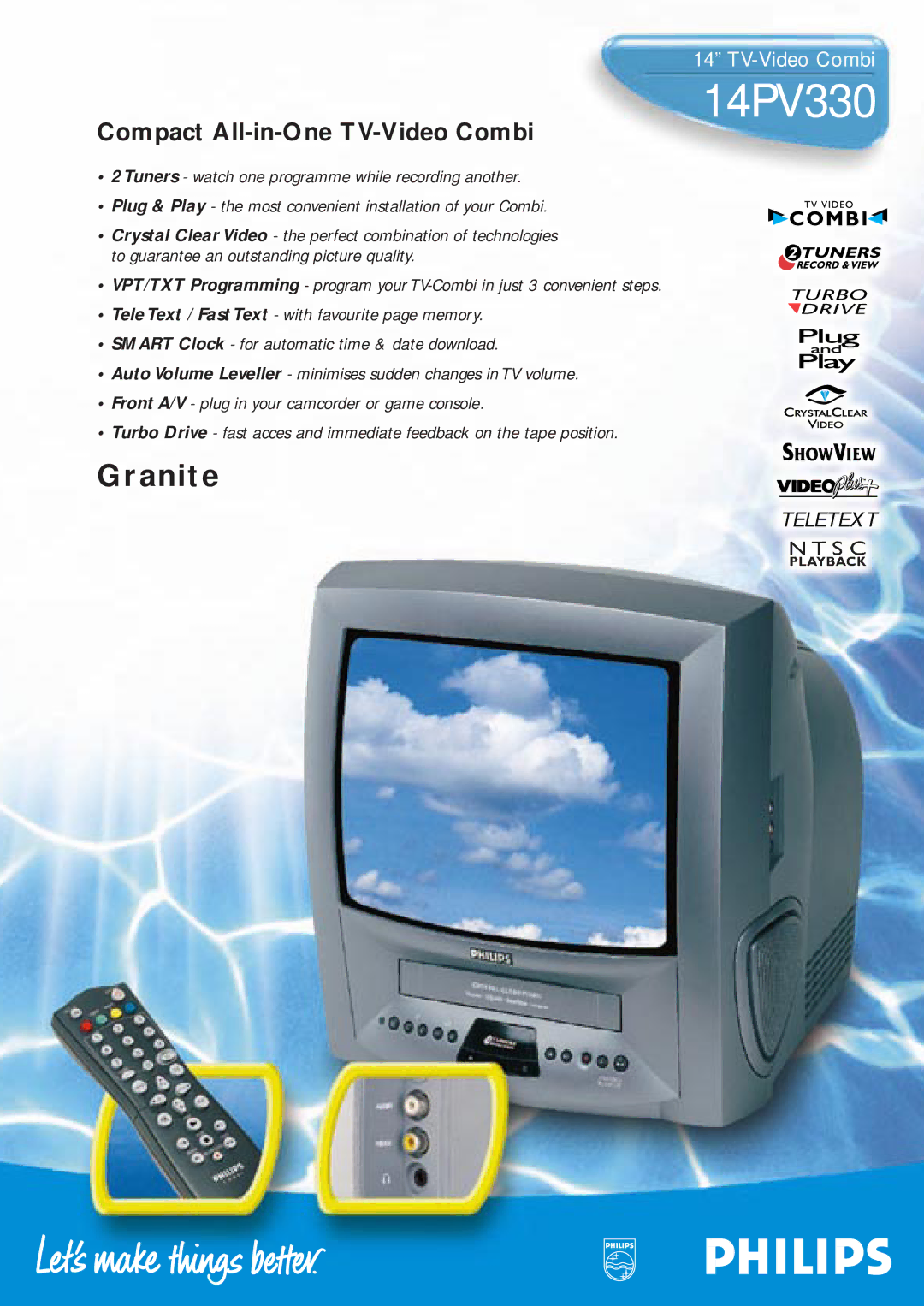 Philips 14PV330 manual 