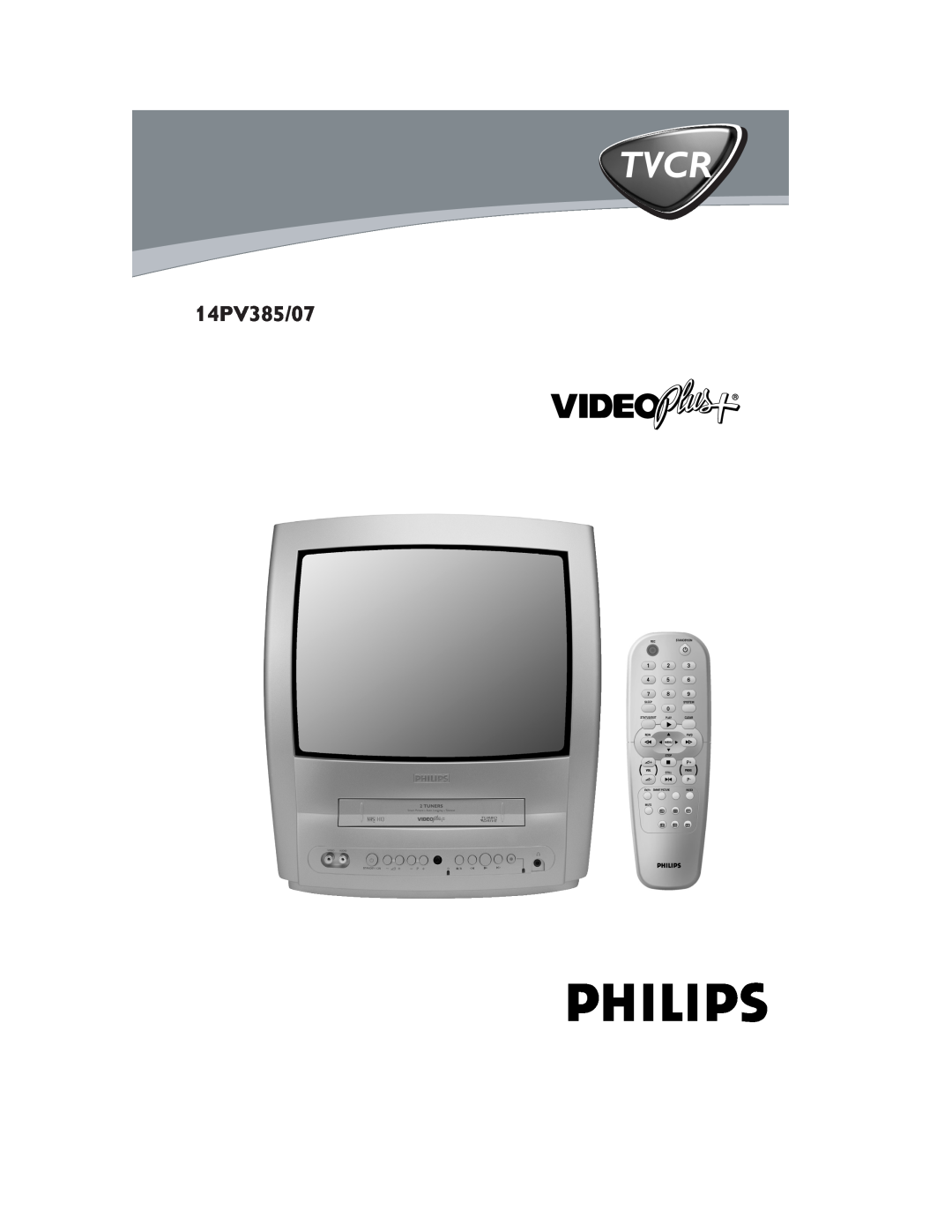 Philips 14PV385/07 manual Tvcr 