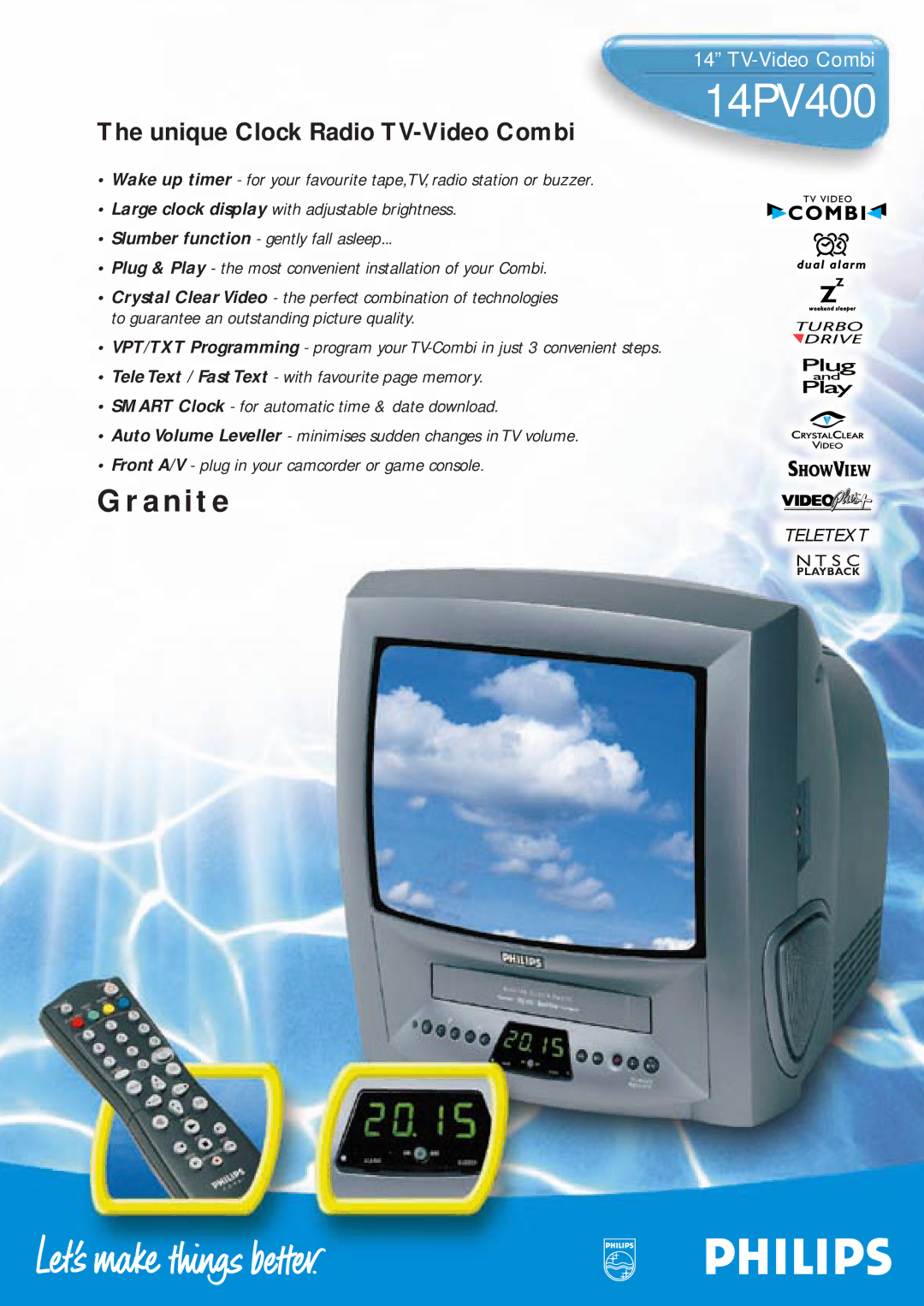 Philips 14PV400 manual 