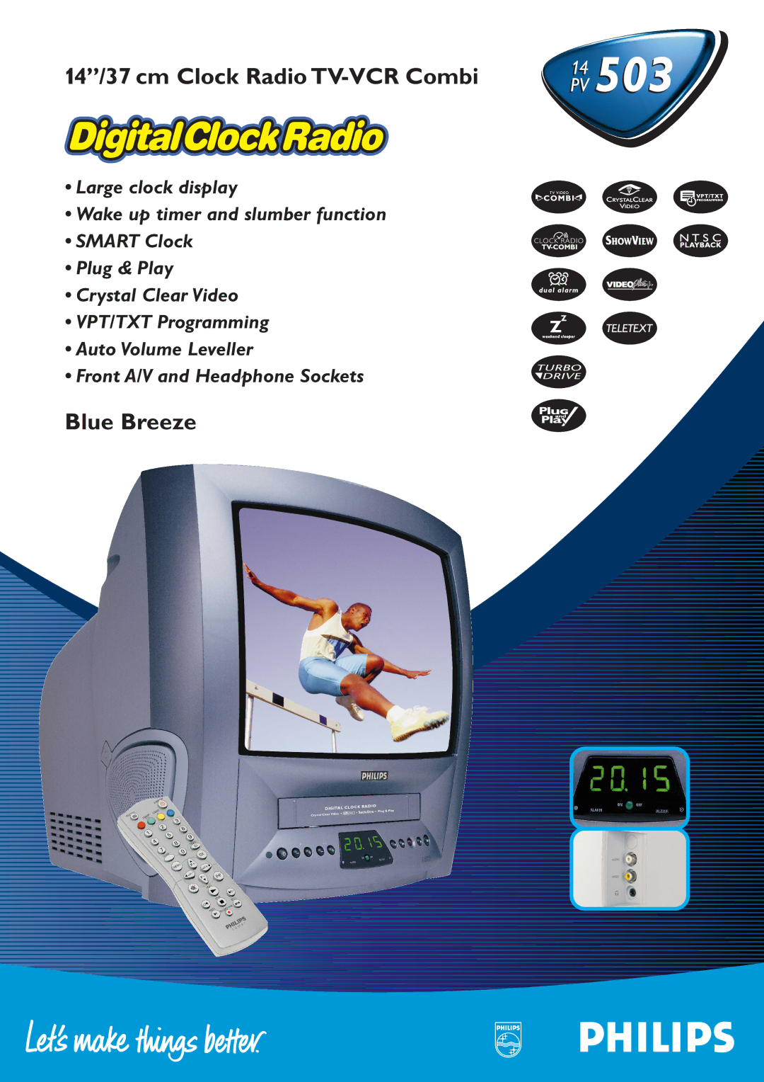 Philips 14PV503 manual Blue Breeze 