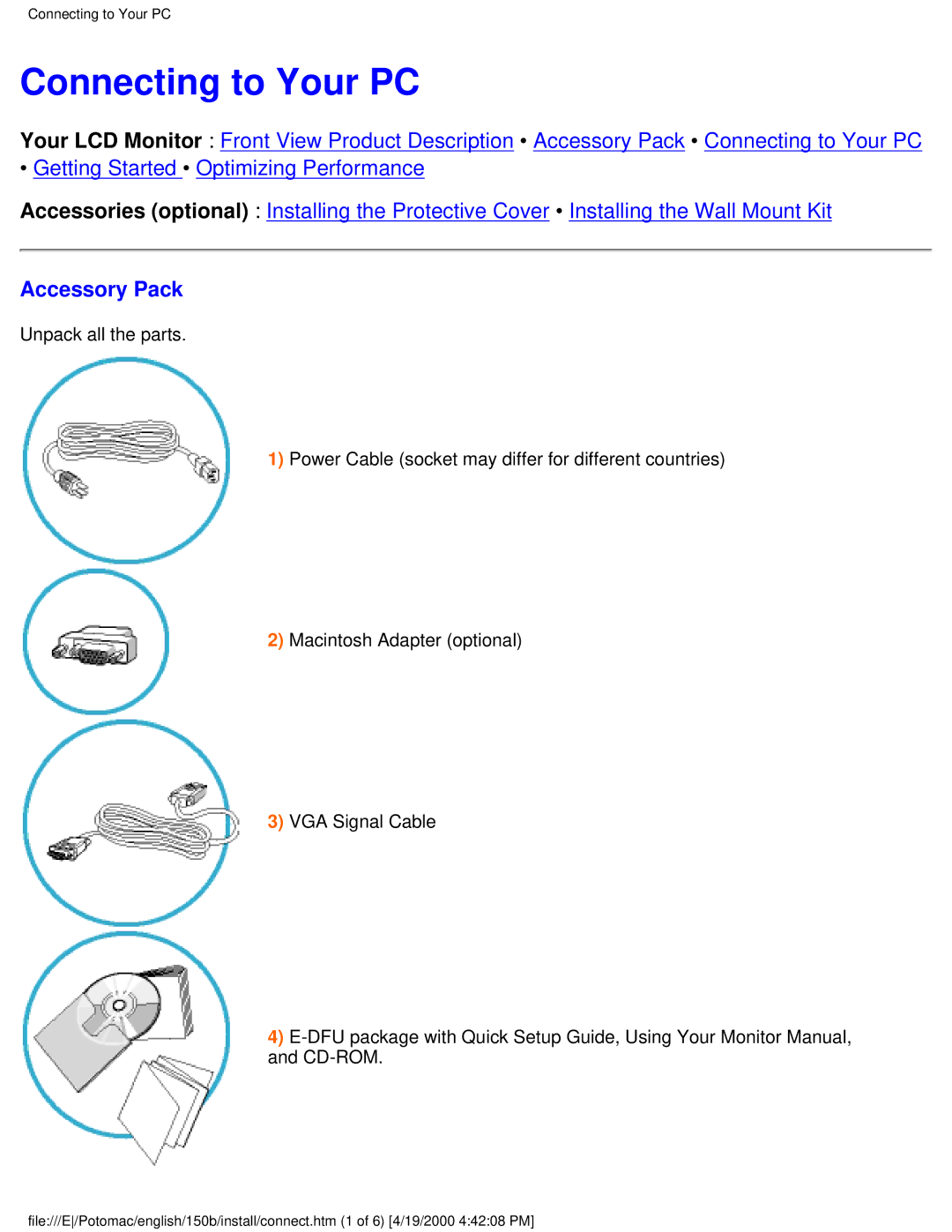 Philips 150B user manual Connecting to Your PC 