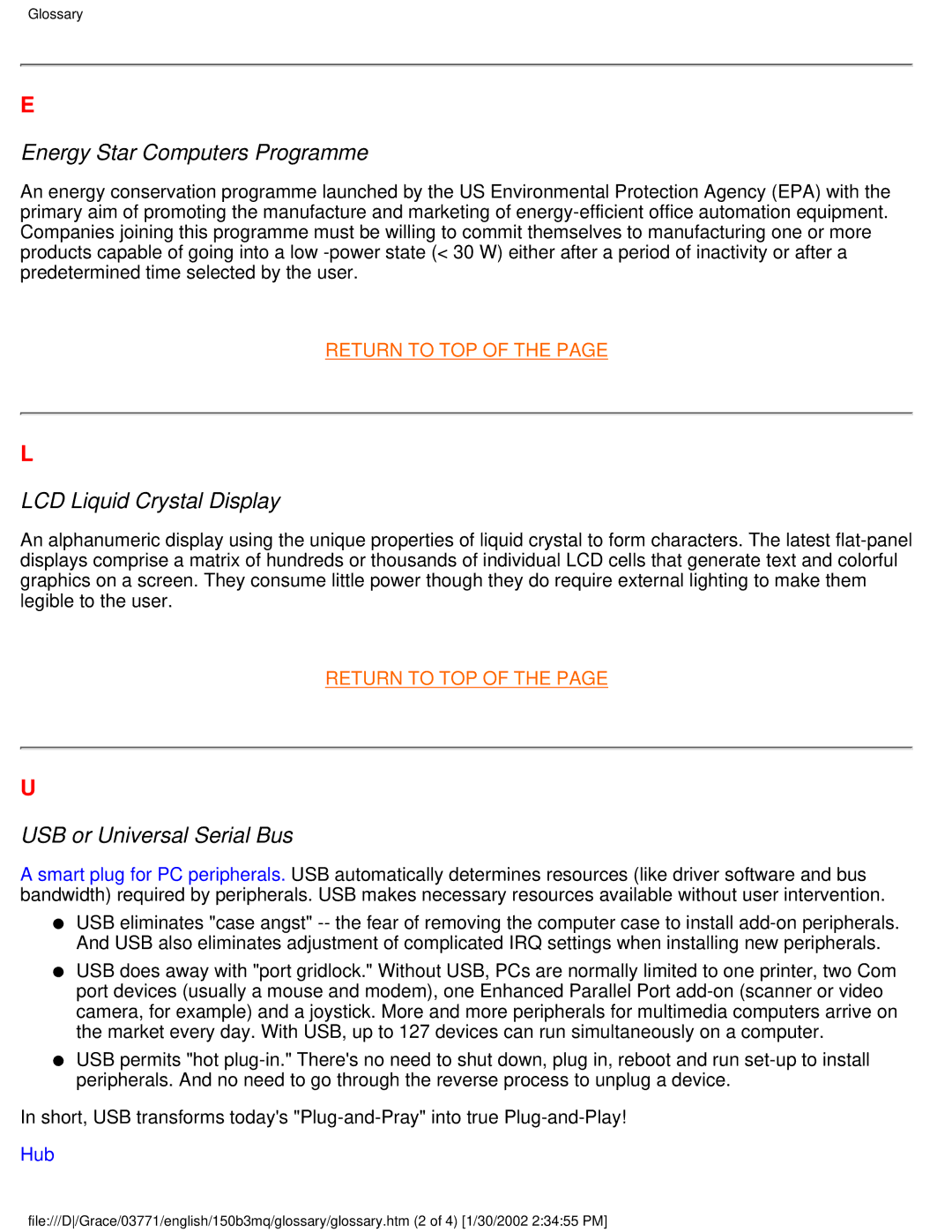 Philips 150B3M/150B3Q user manual Energy Star Computers Programme 