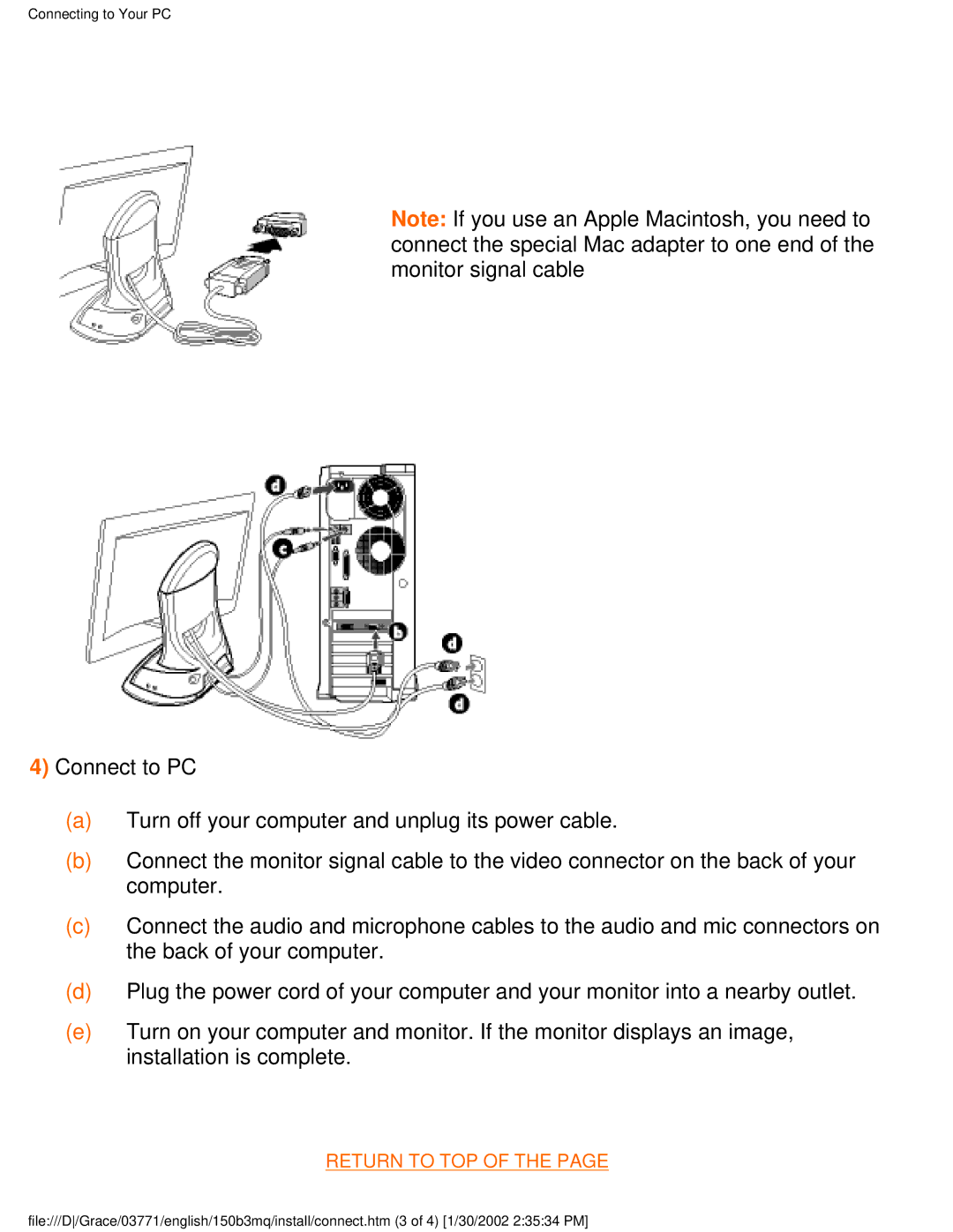 Philips 150B3M/150B3Q user manual Return to TOP 