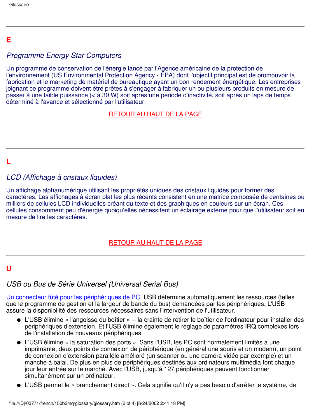 Philips 150B3M, 150B3Q user manual Programme Energy Star Computers 