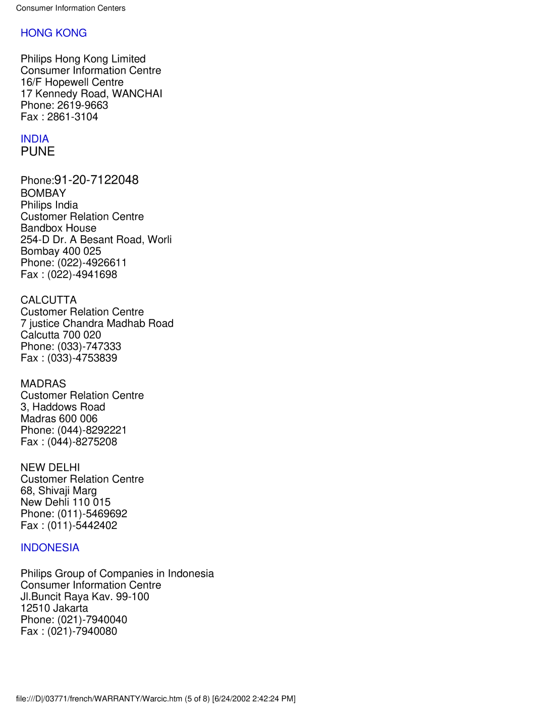 Philips 150B3M, 150B3Q user manual Pune 