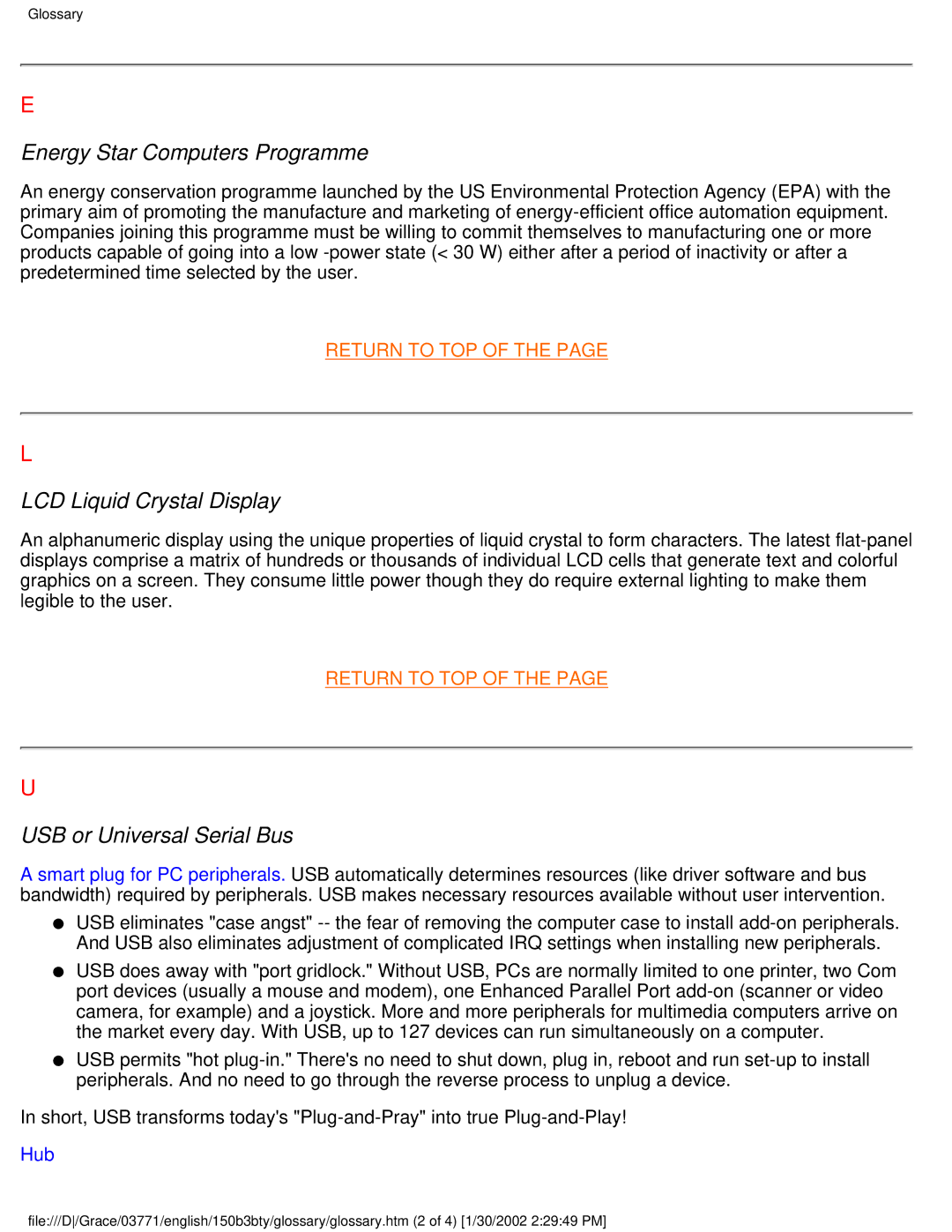 Philips 150B3B, 150B3Y, 150B3T user manual Energy Star Computers Programme 