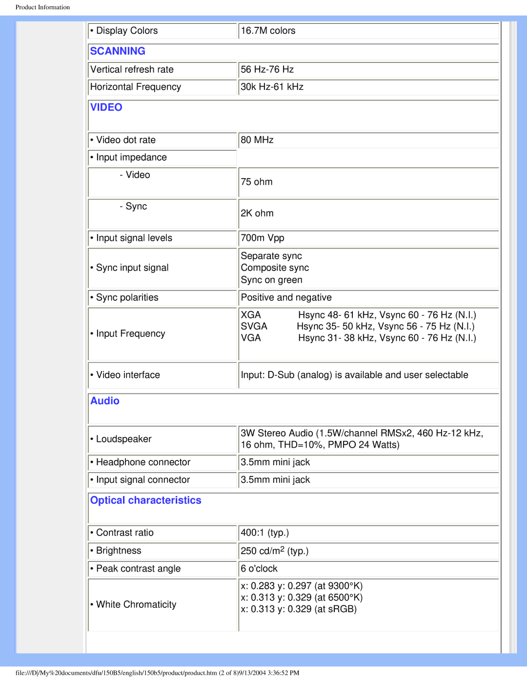 Philips 150b5 user manual Scanning 