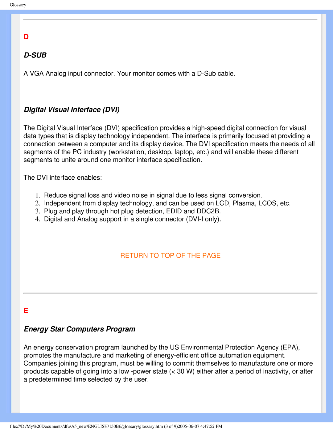 Philips 150B6 user manual Sub 