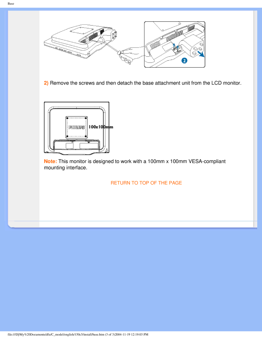 Philips 150c5 user manual Return to TOP 