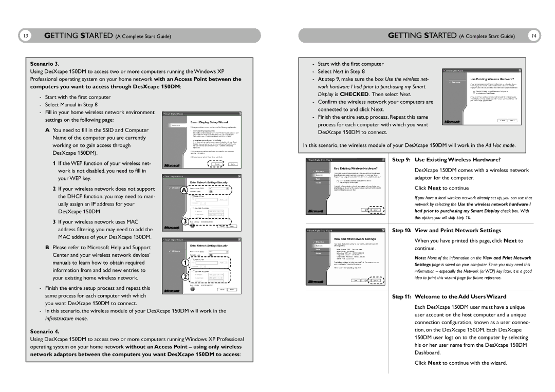 Philips user manual Computers you want to access through DesXcape 150DM, Use Existing Wireless Hardware? 