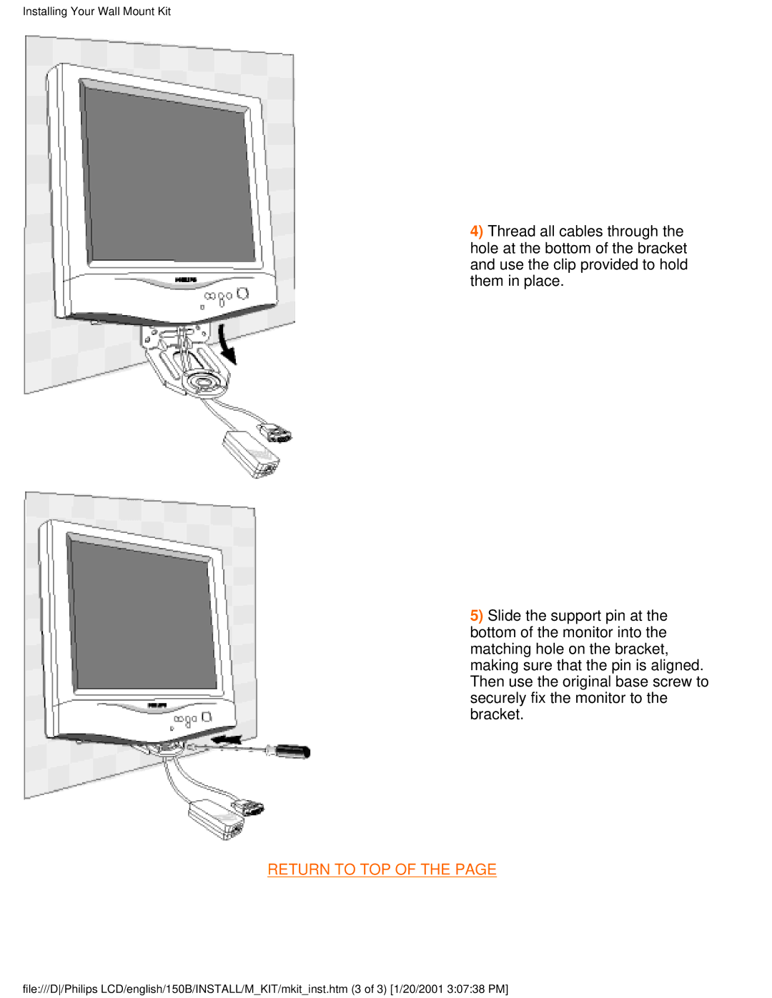 Philips 150B1, 150P1, 140S1 user manual Return to TOP 