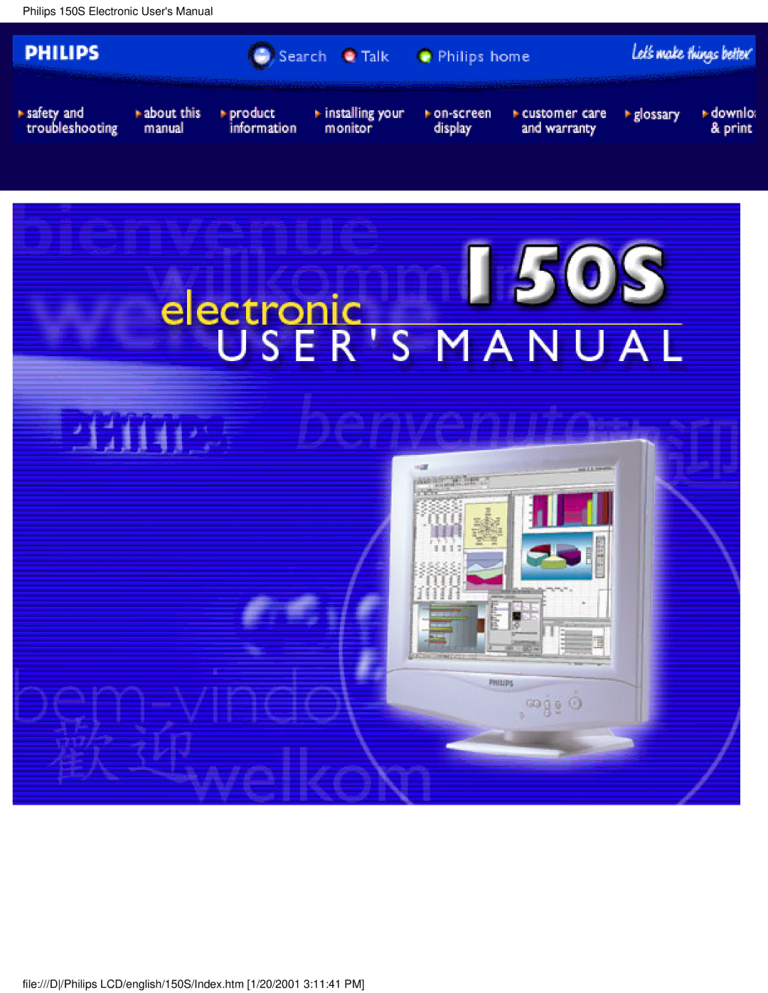 Philips 150S user manual 