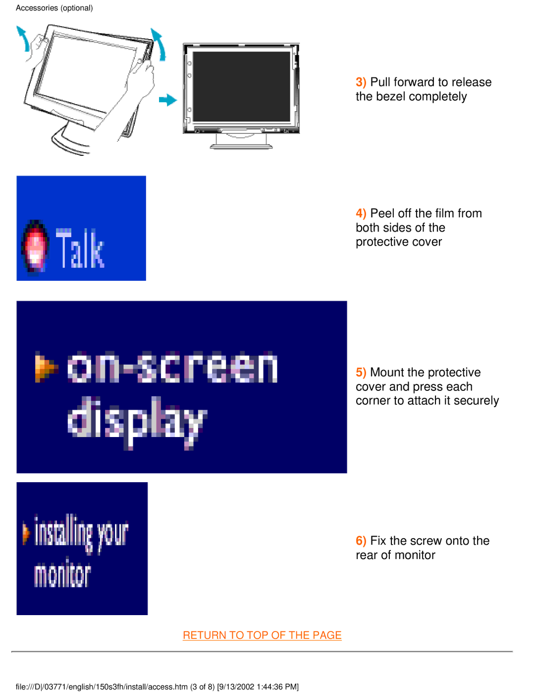 Philips 150S3F user manual Return to TOP 