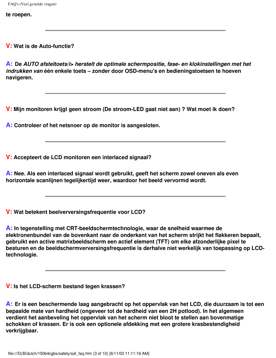 Philips 150S4 user manual Te roepen Wat is de Auto-functie? 