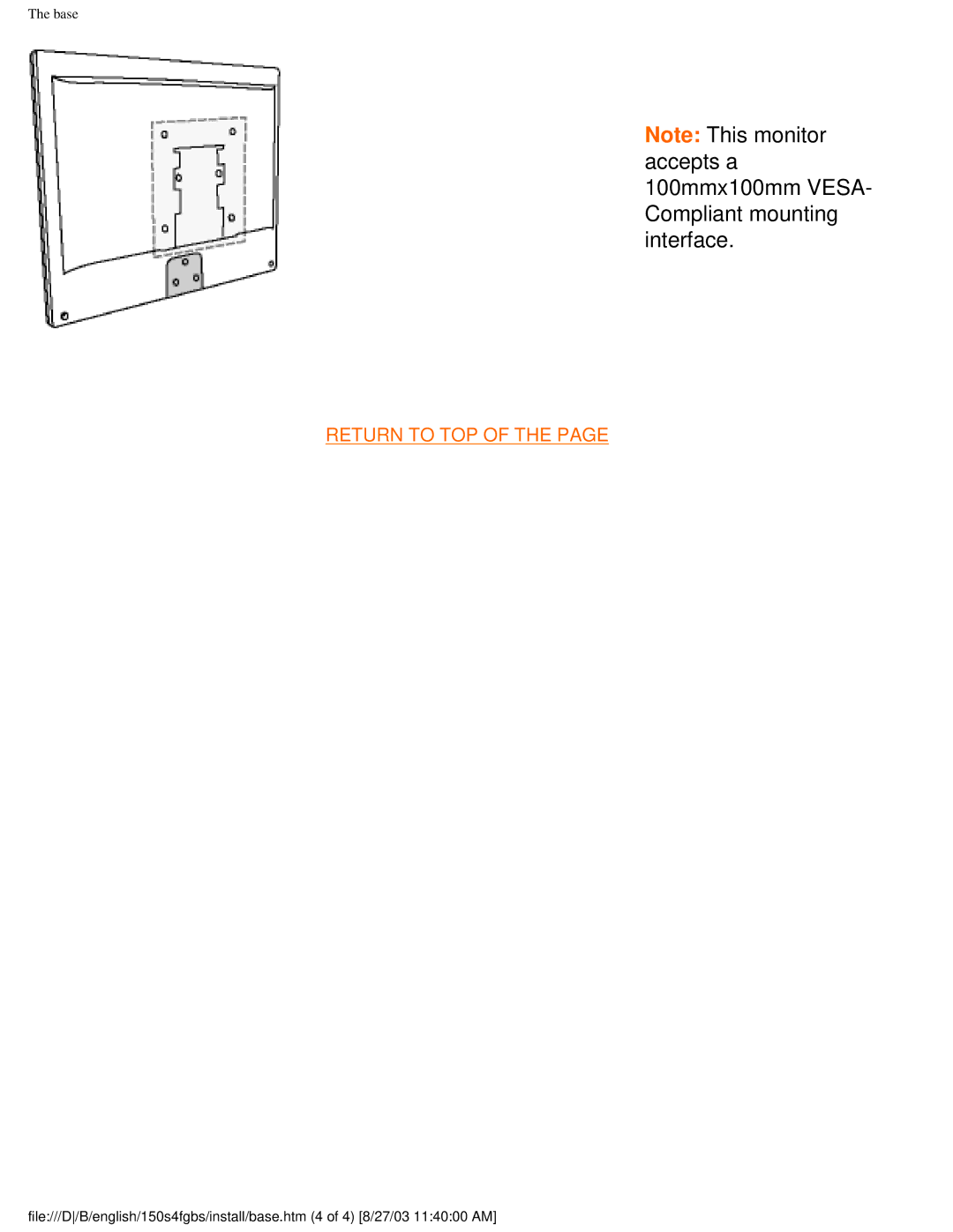 Philips 150S4FS, 150S4FG user manual Return to TOP 