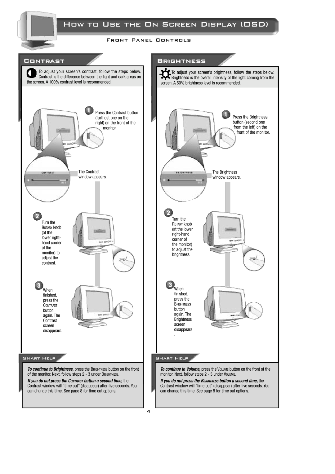 Philips 15B2322Q appendix How to Use the On Screen Display OSD 