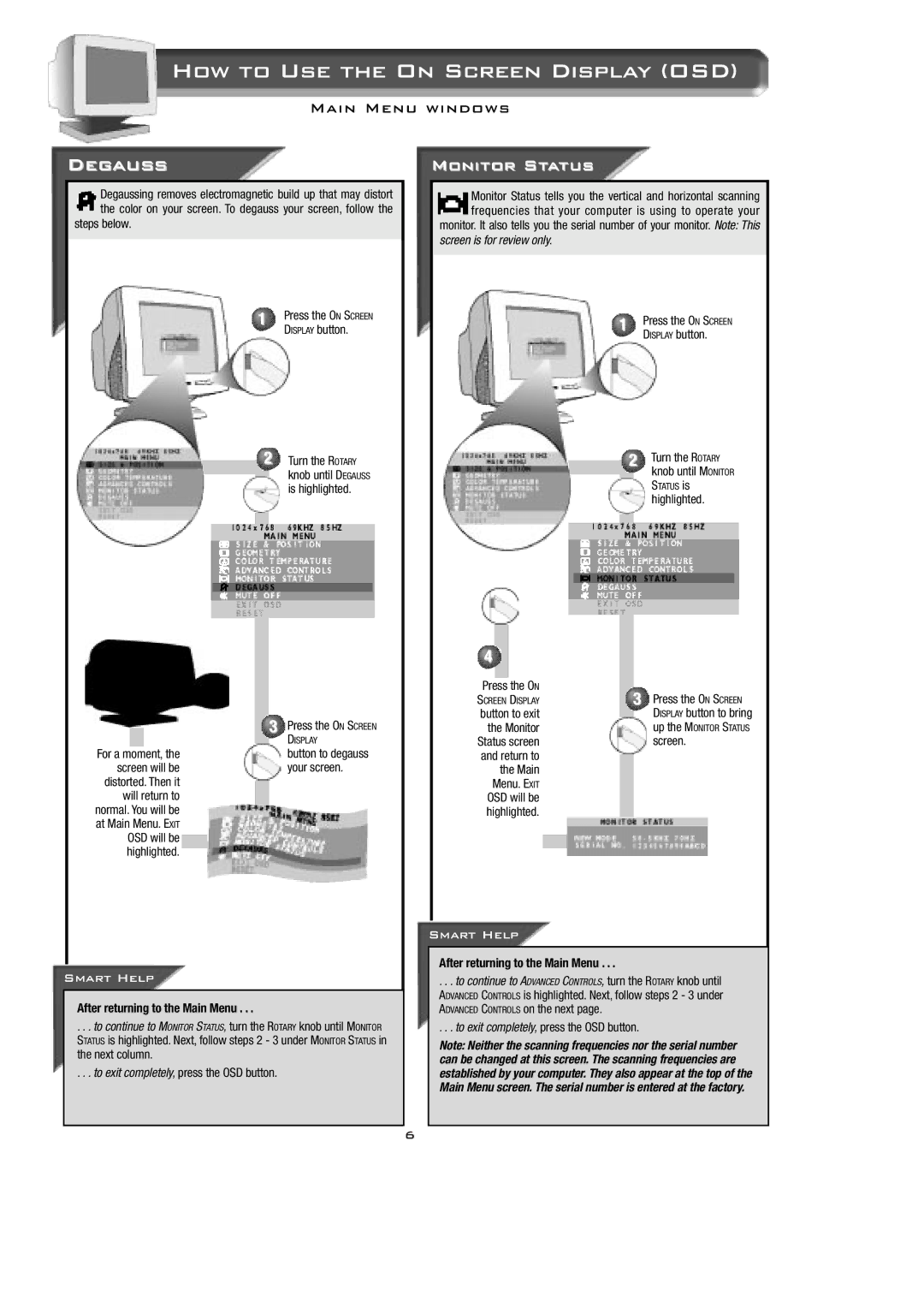 Philips 15B2322Q appendix Monitor Status 