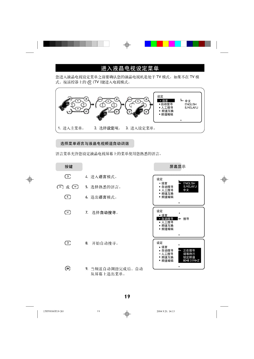 Philips 15LC118 manual 