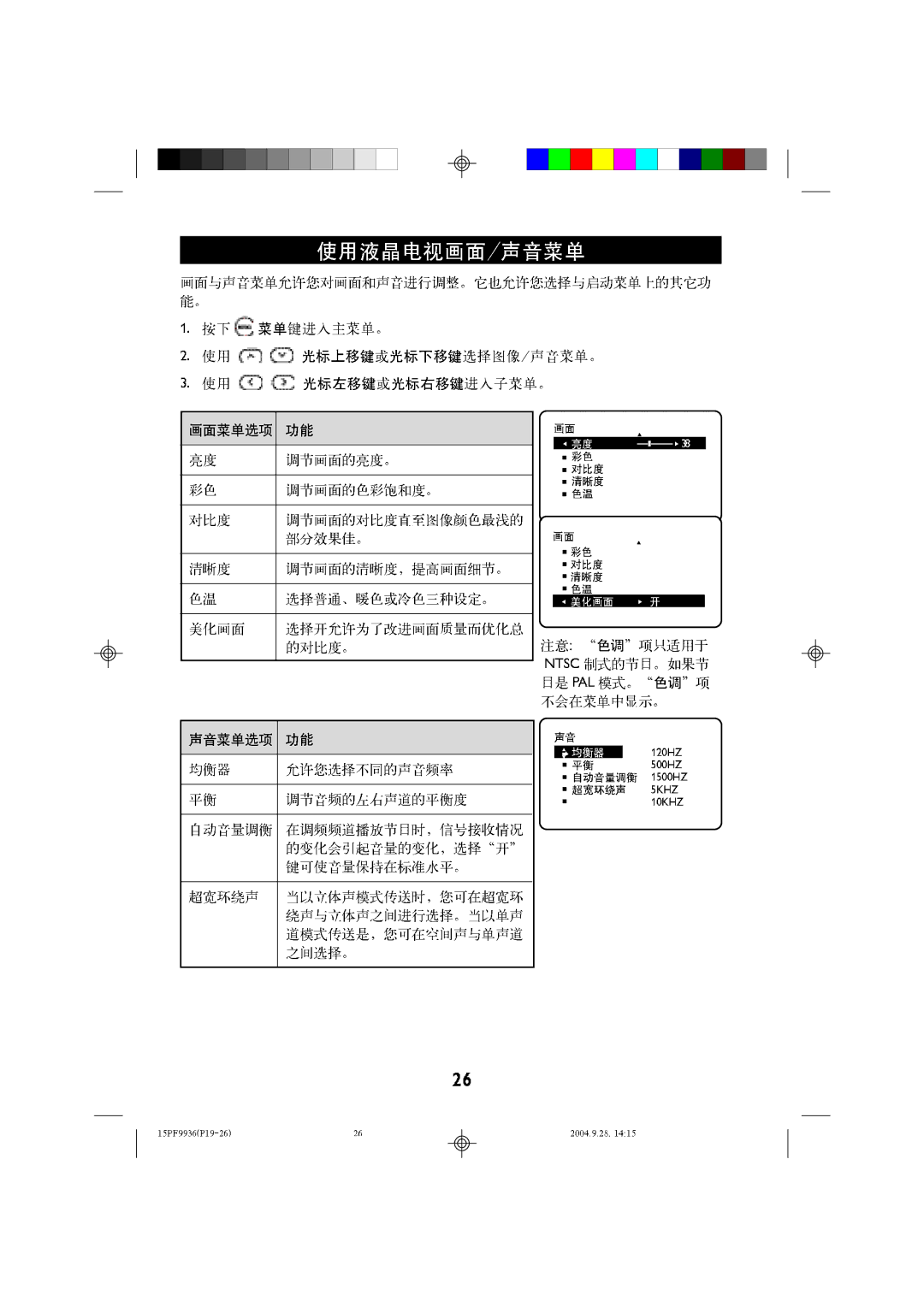 Philips 15LC118 manual 