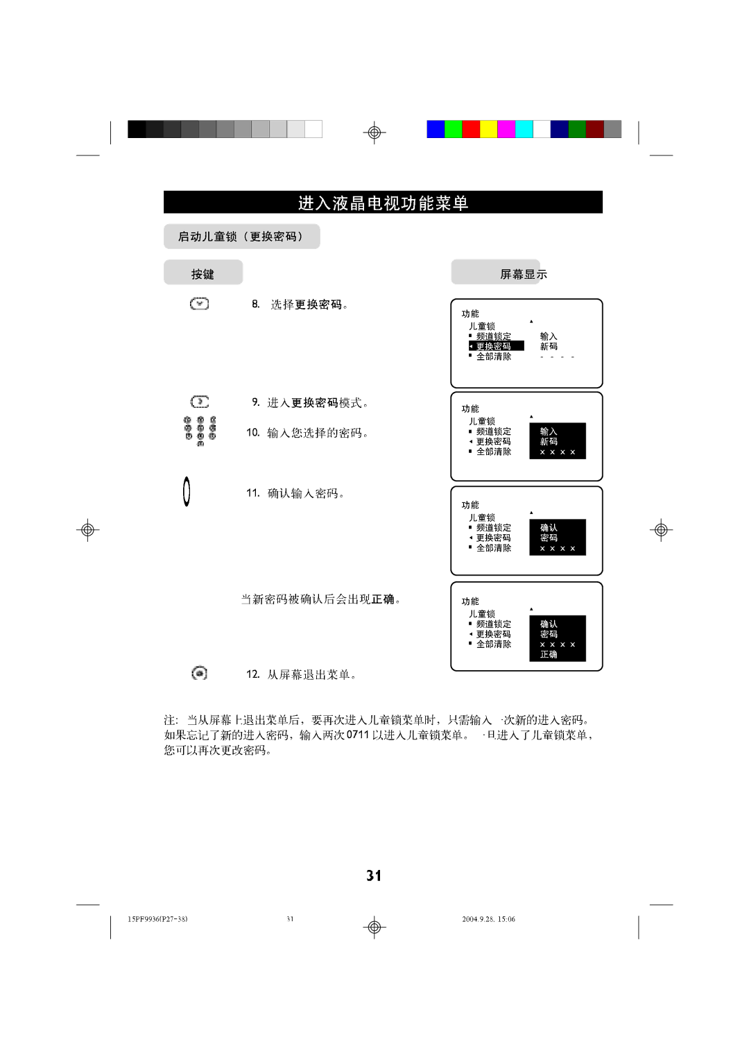 Philips 15LC118 manual 