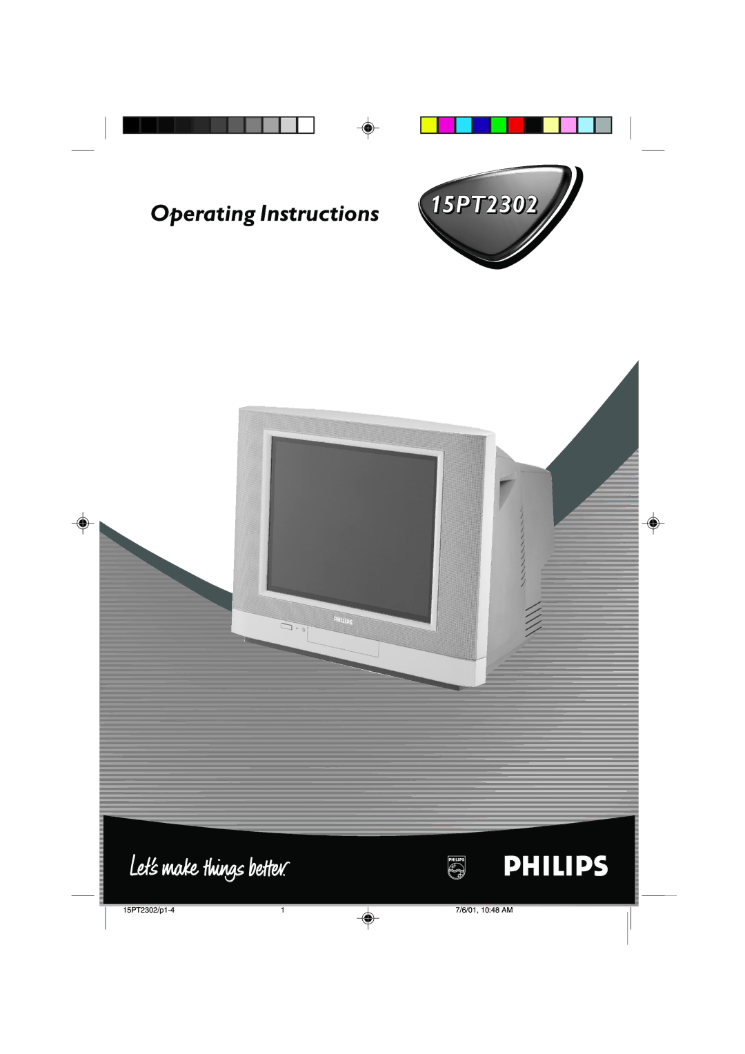 Philips 15PT2302 operating instructions 