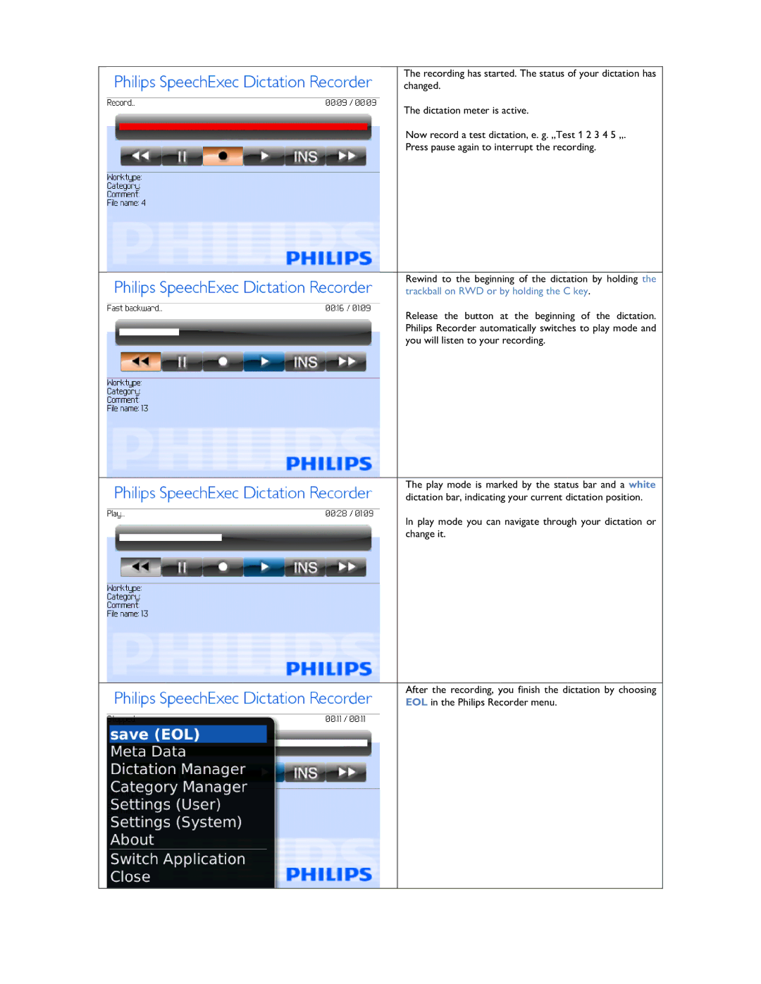 Philips 1.6.0.0 user manual 