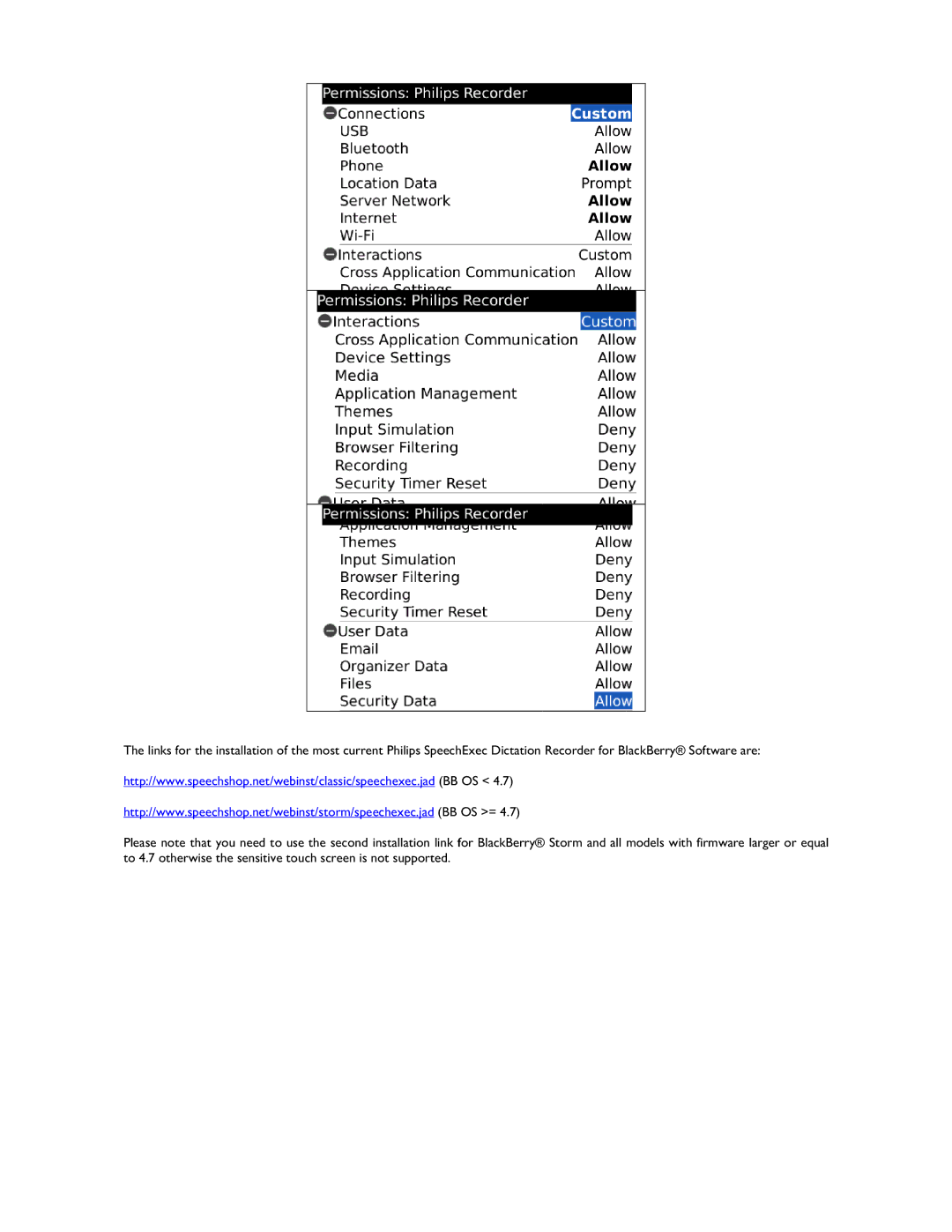 Philips 1.6.0.0 user manual 