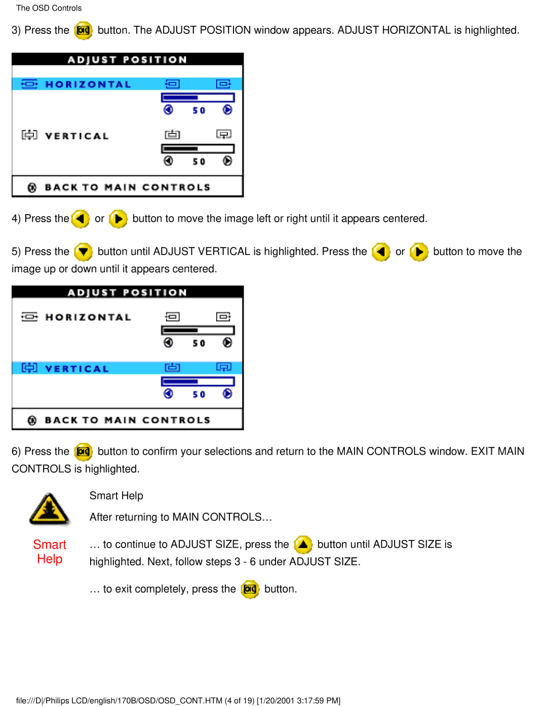 Philips 170B user manual Smart Help 