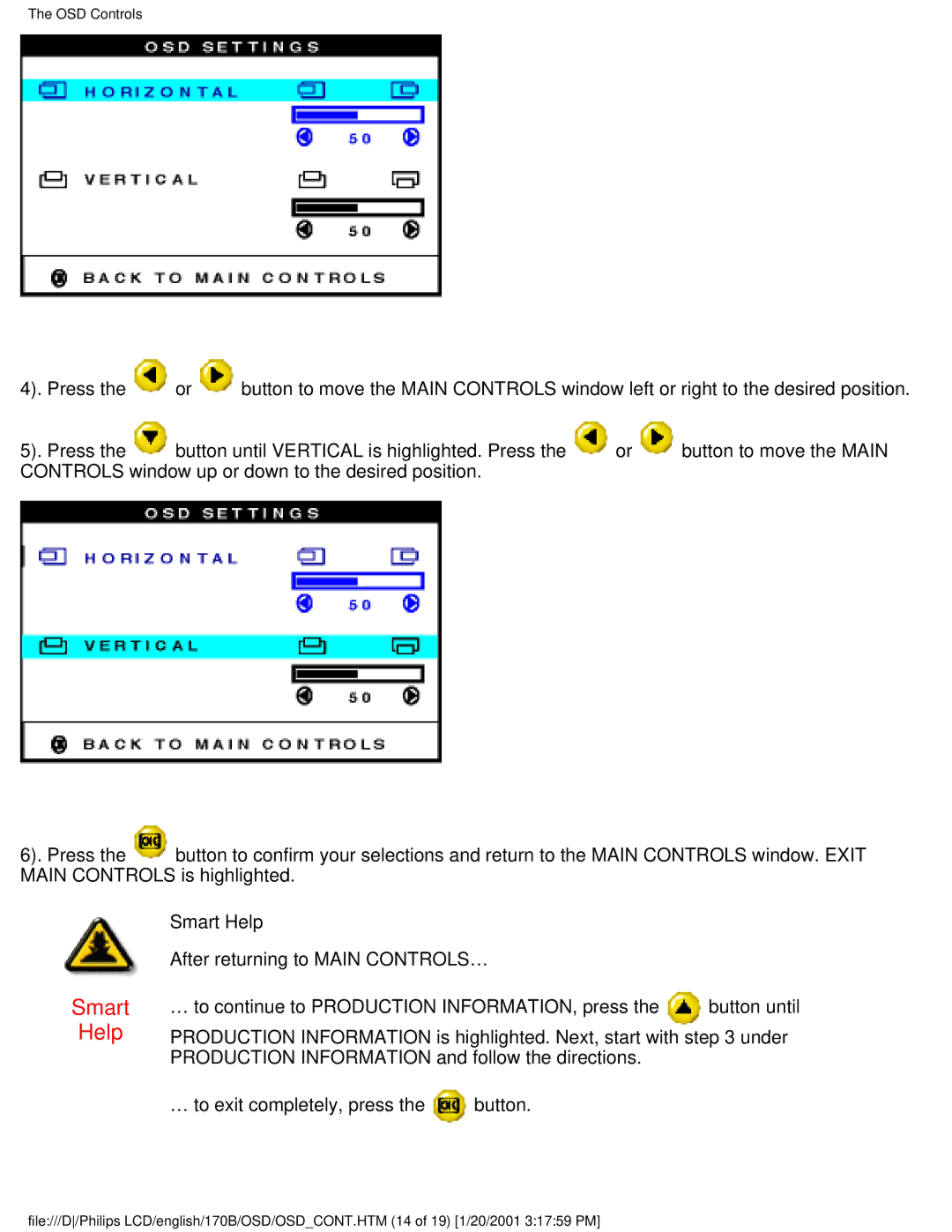 Philips 170B user manual Smart Help 