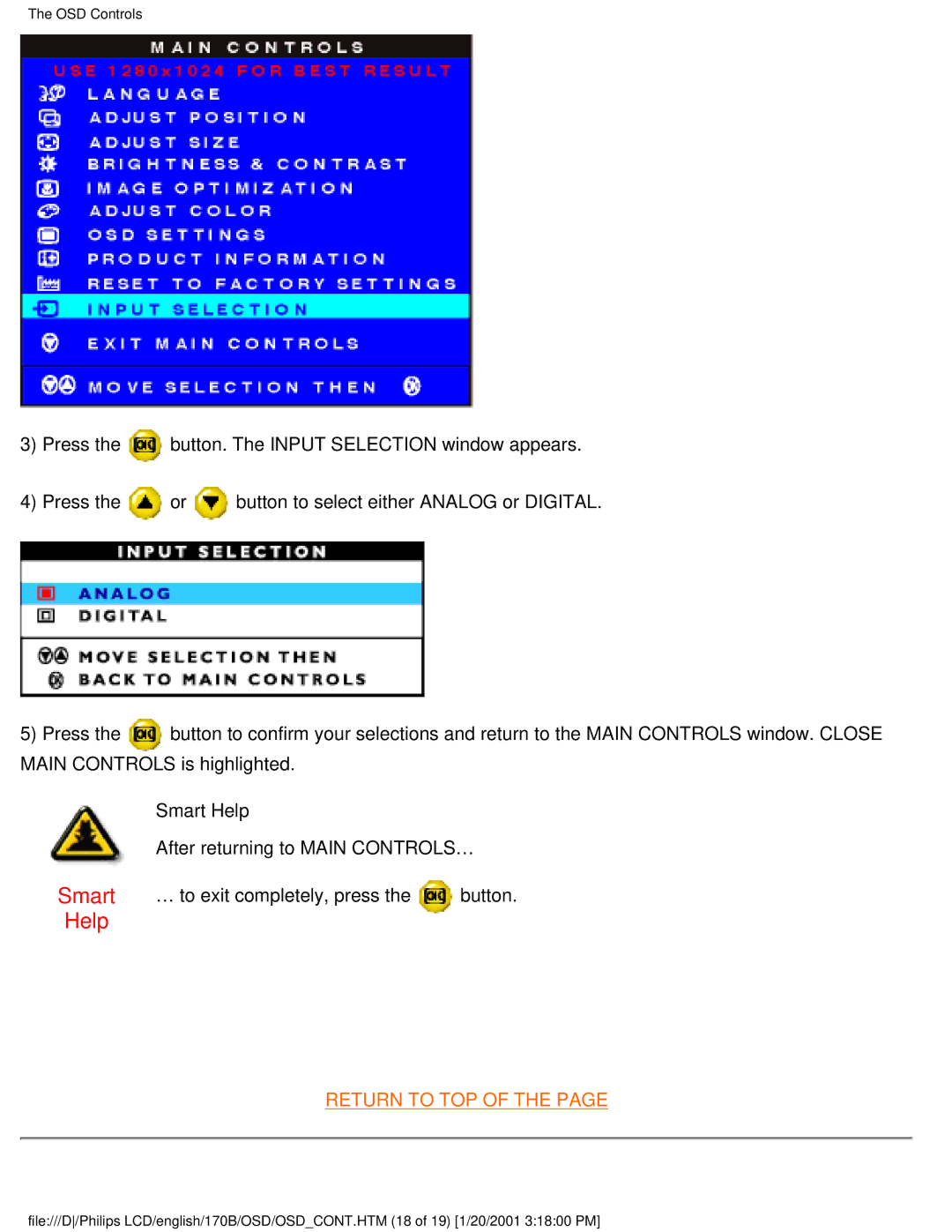 Philips 170B user manual Smart 