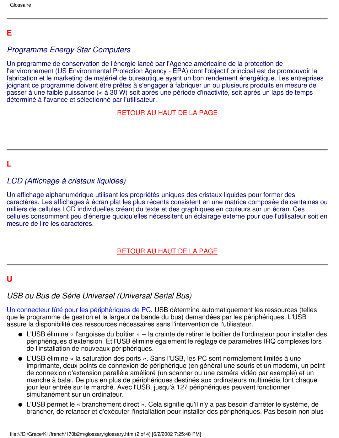 Philips 170B2M user manual Programme Energy Star Computers 