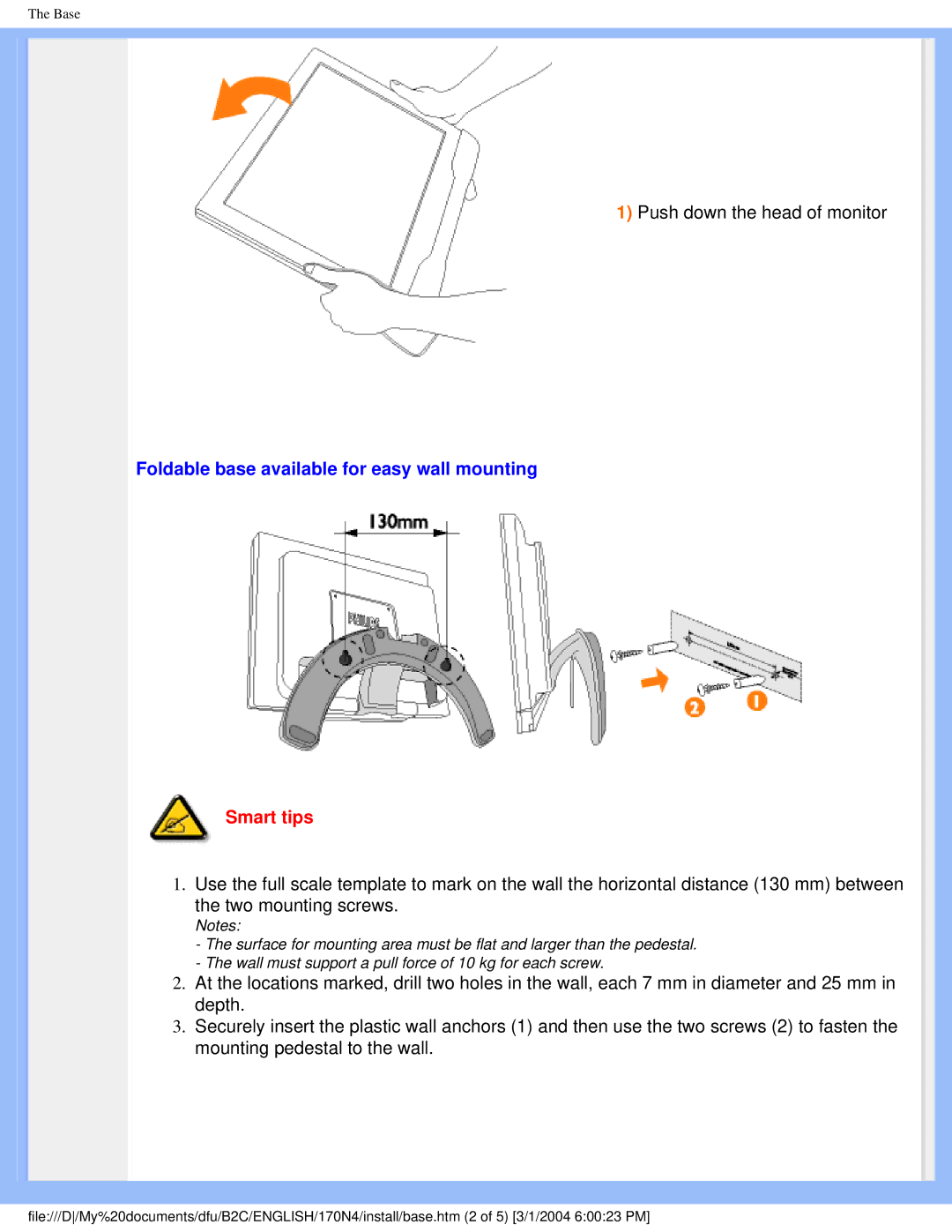 Philips 170N4 user manual Smart tips 