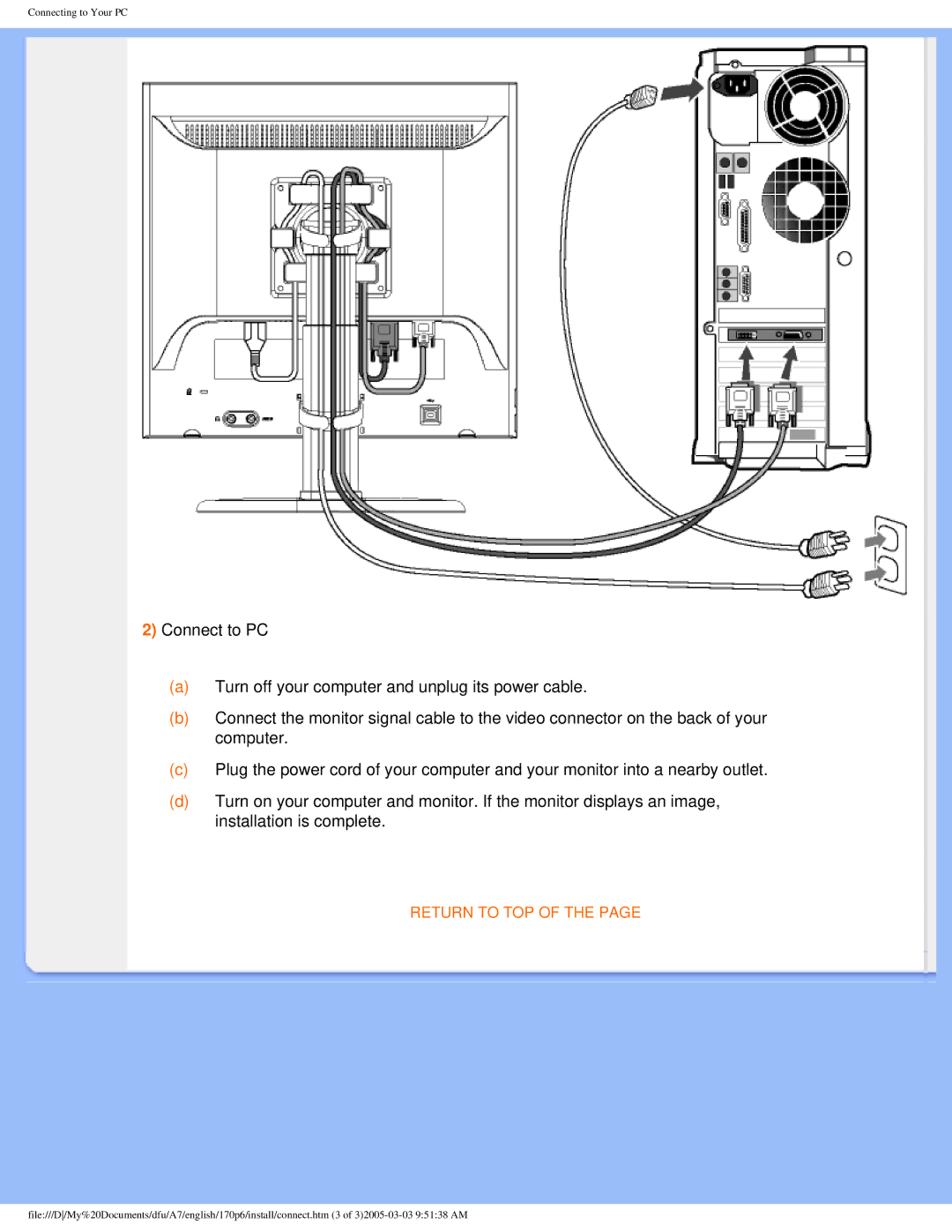 Philips 170p6 user manual Return to TOP 